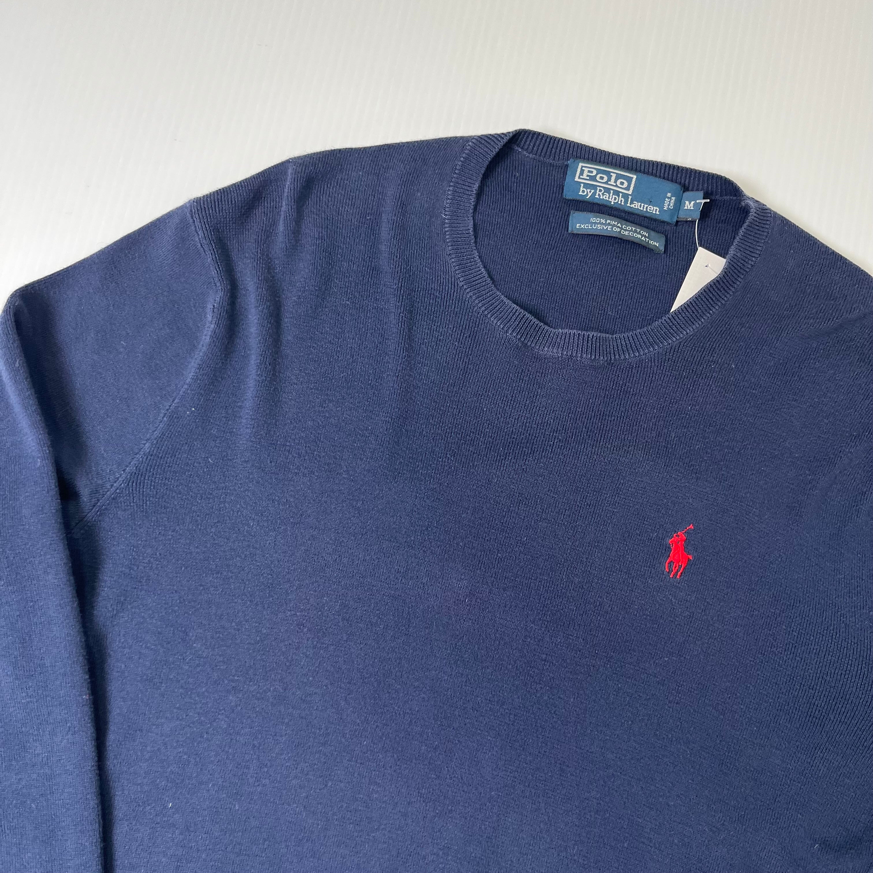 Vintage Polo Ralph Lauren Pima Cotton Light Sweater M