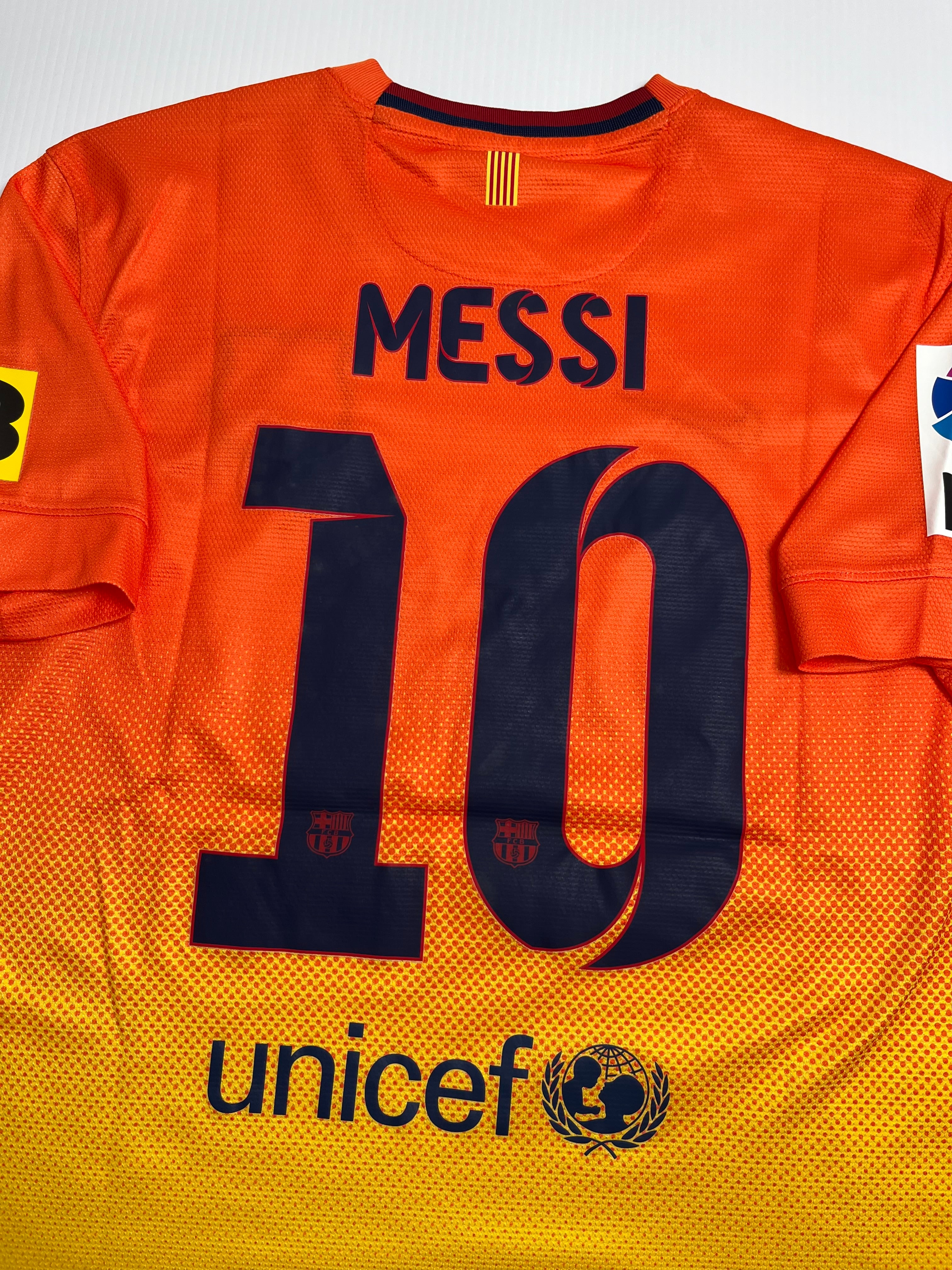 2012-13 FC Barcelona Lionel Messi Away Kit M