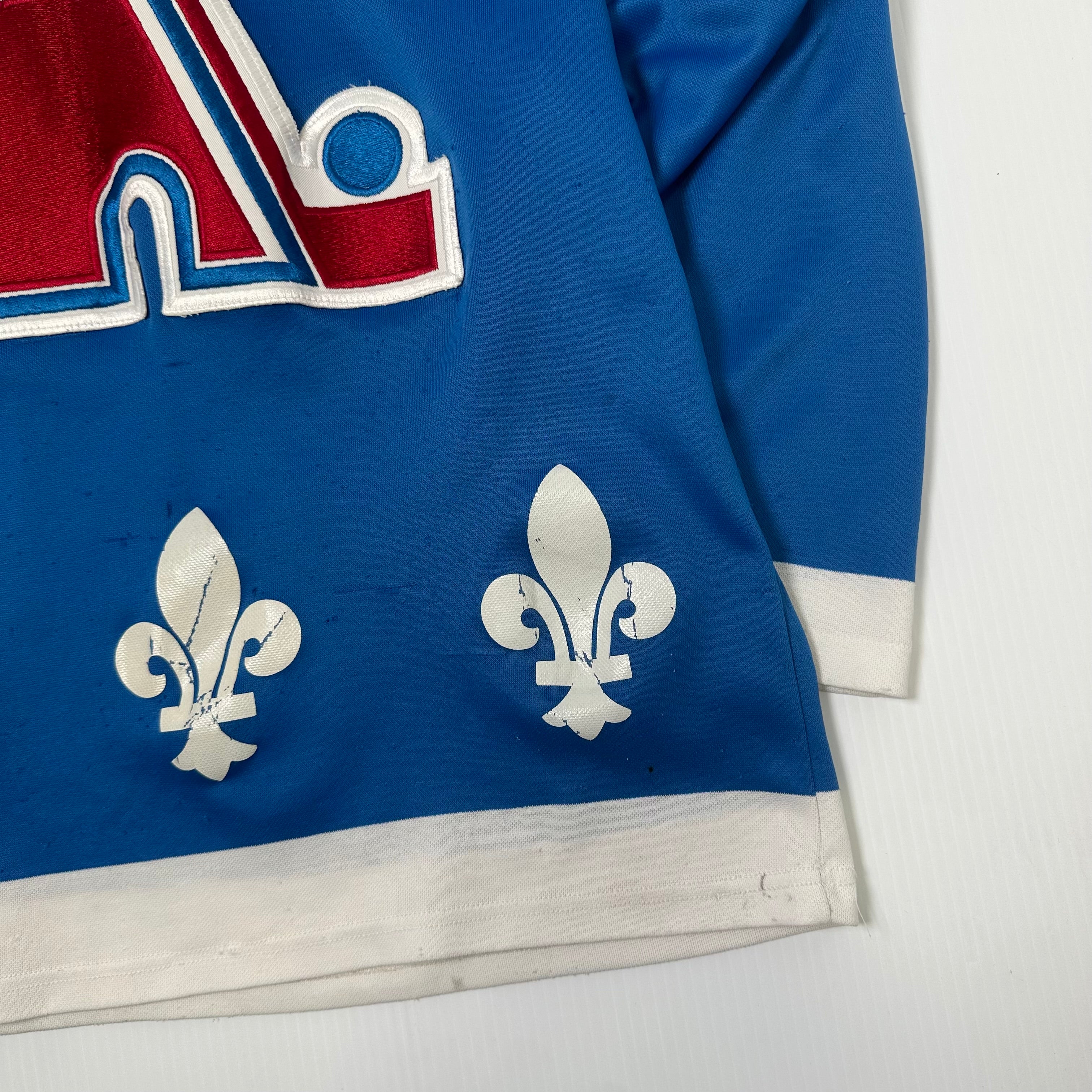 Vintage CCM Quebec Nordiques Pro Set NHL Hockey Jersey S