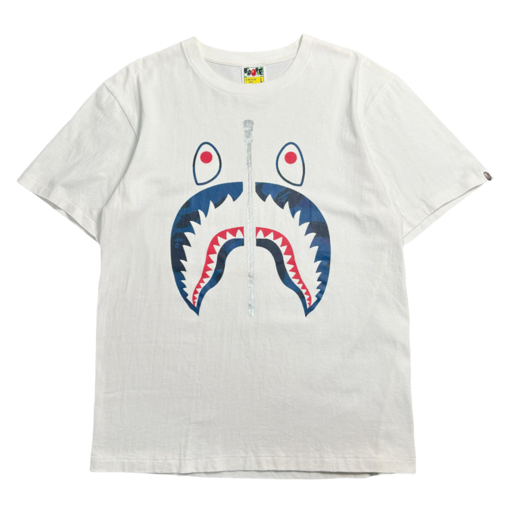 A Bathing Ape Shark Head Graphic Tee L