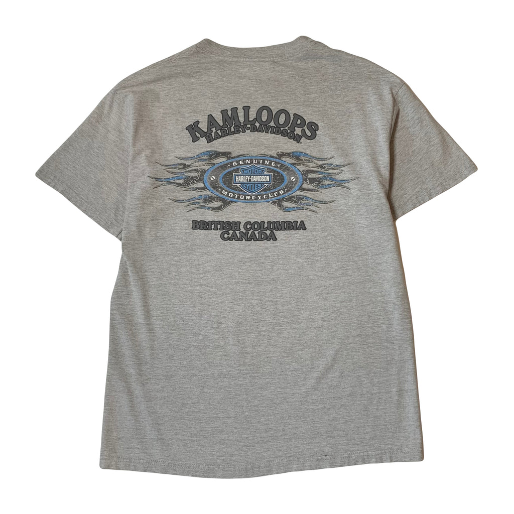 Harley Davidson Kamloops Skull Pocket Tee M