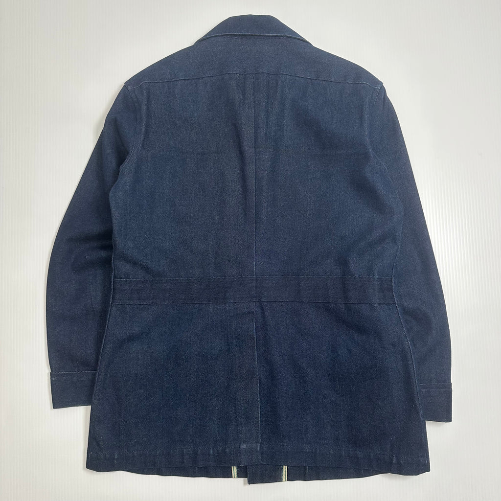 Vintage Levi's Selvedge Dark Wash Denim Chore Coat L