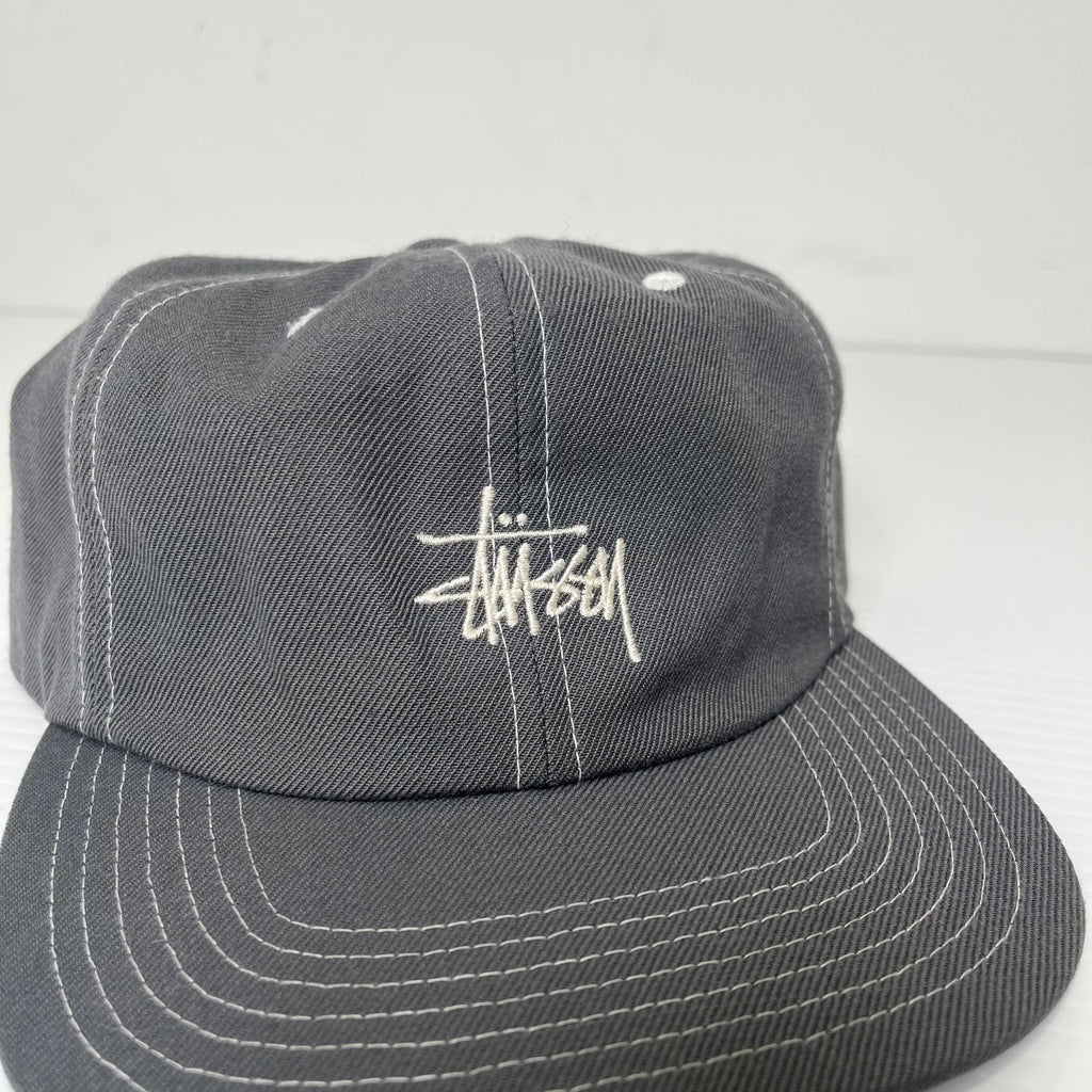 Stussy Logo Contrast Stitch Snapback Hat