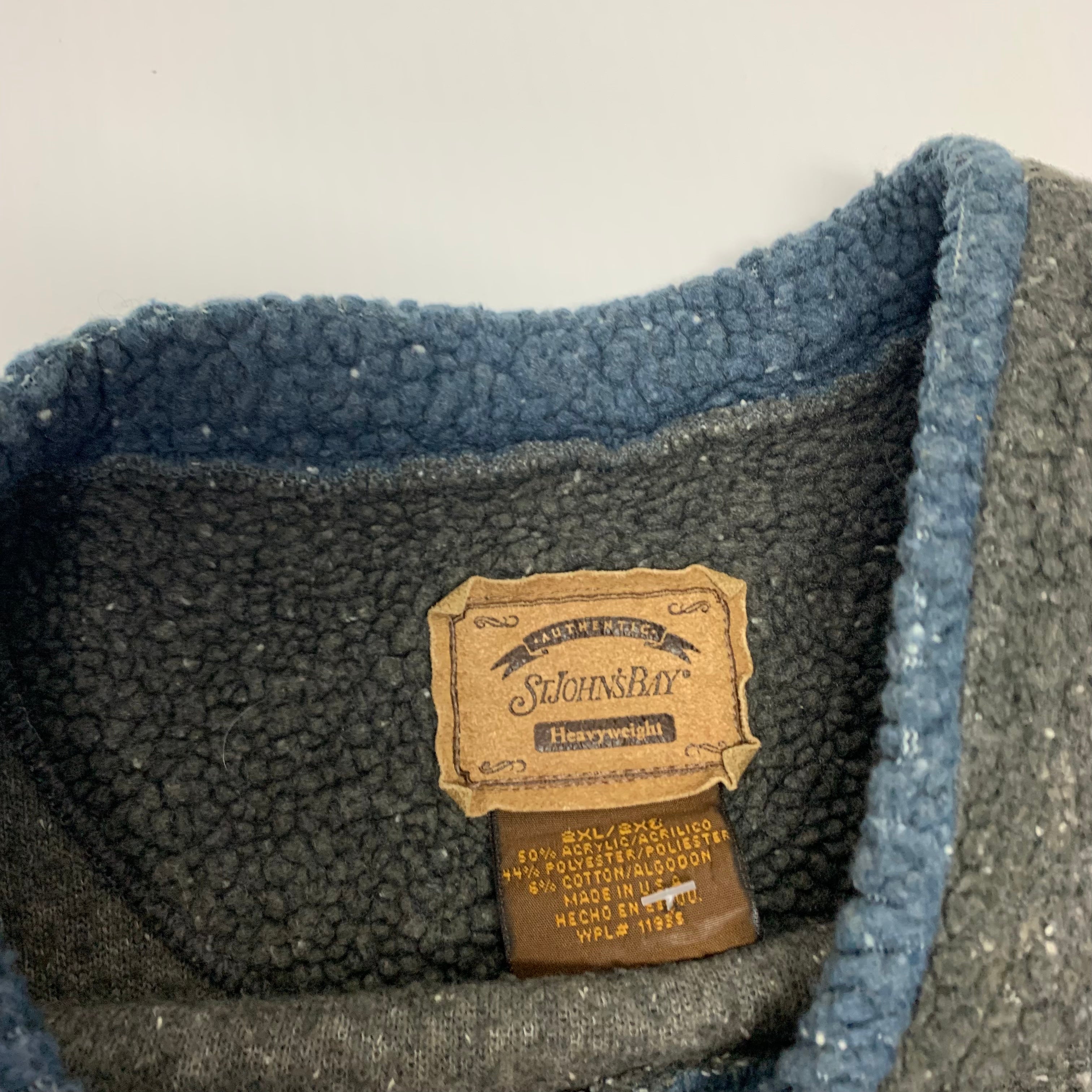 Vintage St Johns Bay Fleece LS XXL