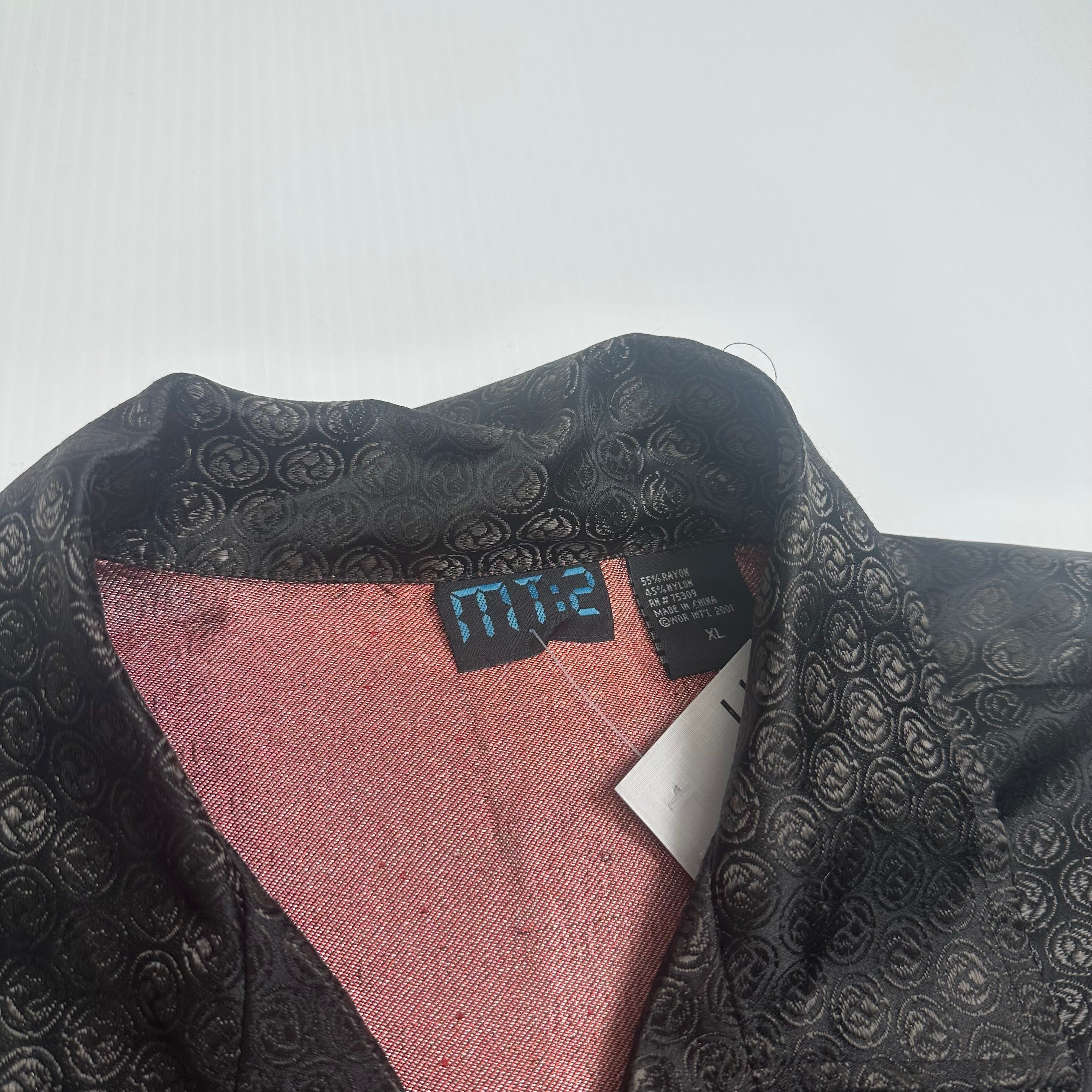 2001 MT:2 Dragon Short Sleeve Button Up Shirt XL