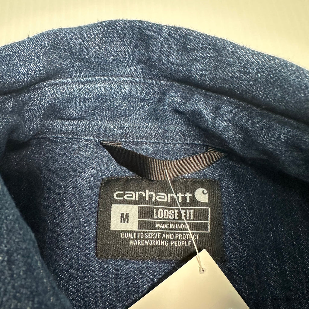 Carhartt Dark Denim Loose Fit Button-Up M