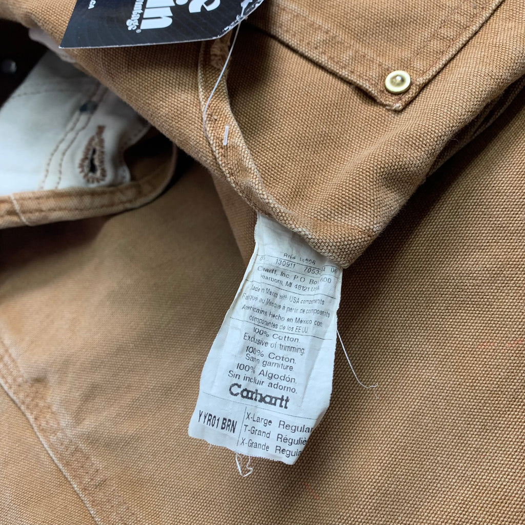 Vintage Faded Tan Carhartt Overalls 31x28.5