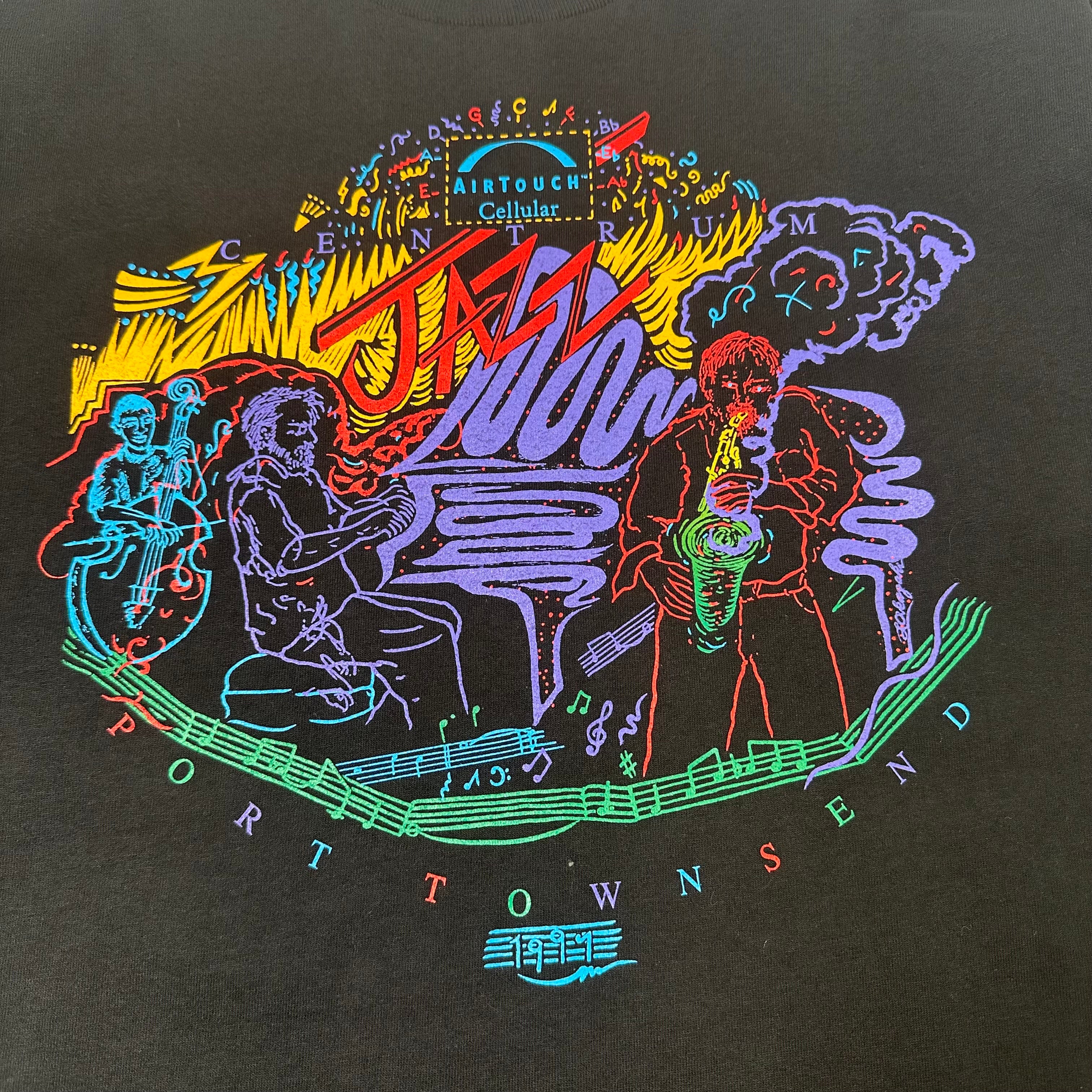 Vintage Port Townsend Jazz Music Tee XL