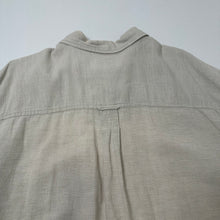 Load image into Gallery viewer, CRB Khakis Linen Blend Short Sleeve Button Up Shirt XLT
