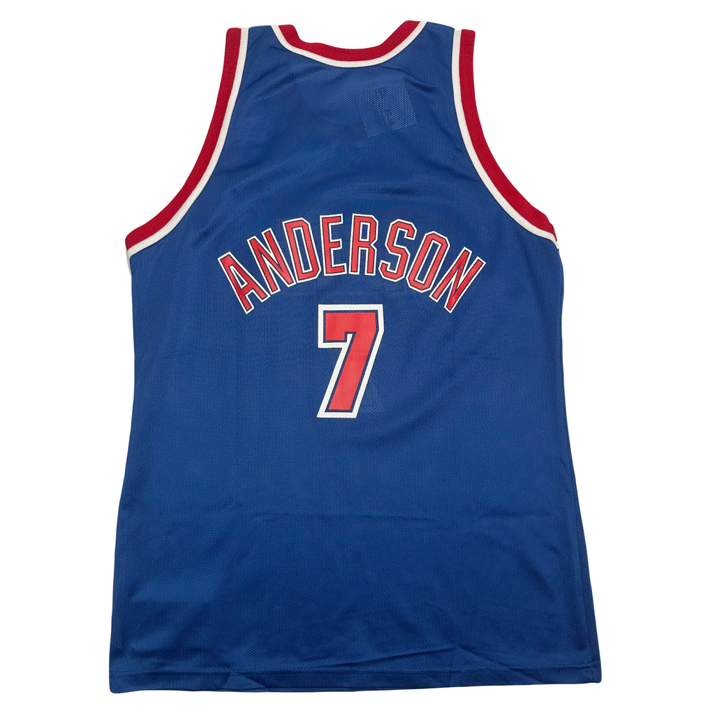 Vintage Champion New Jersey Nets Anderson #7 M