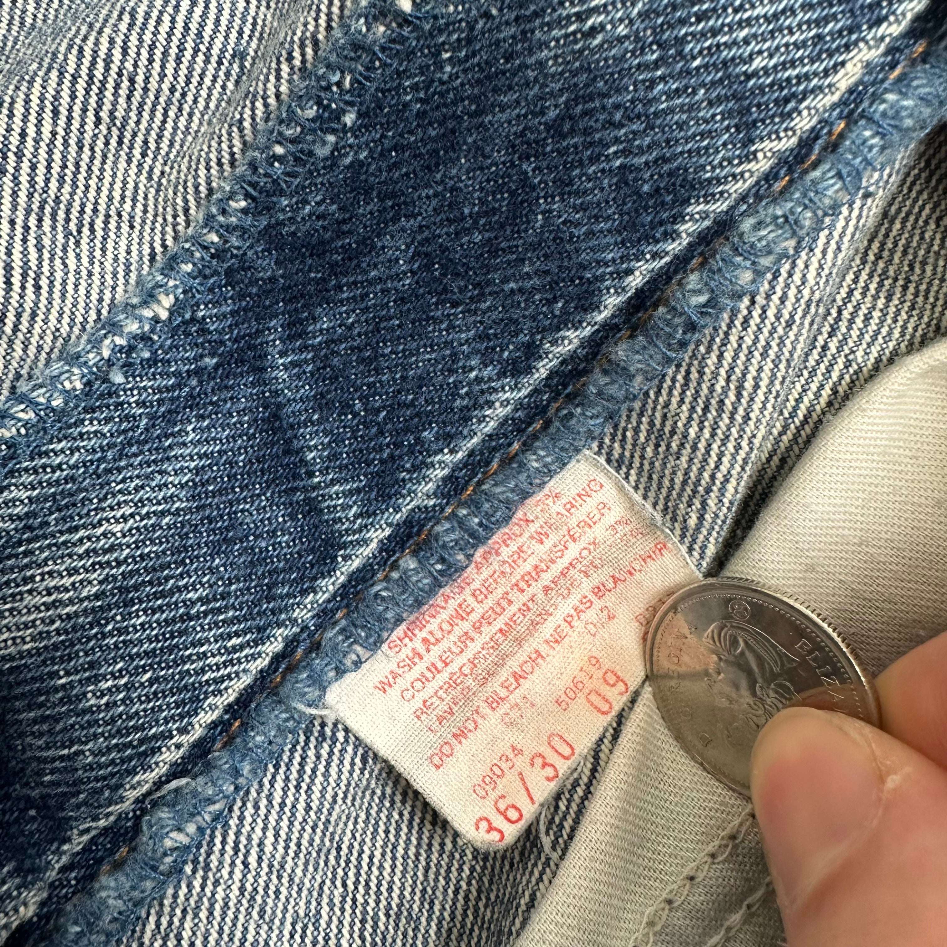 Vintage Levi's 619 Orange Tab Denim 36