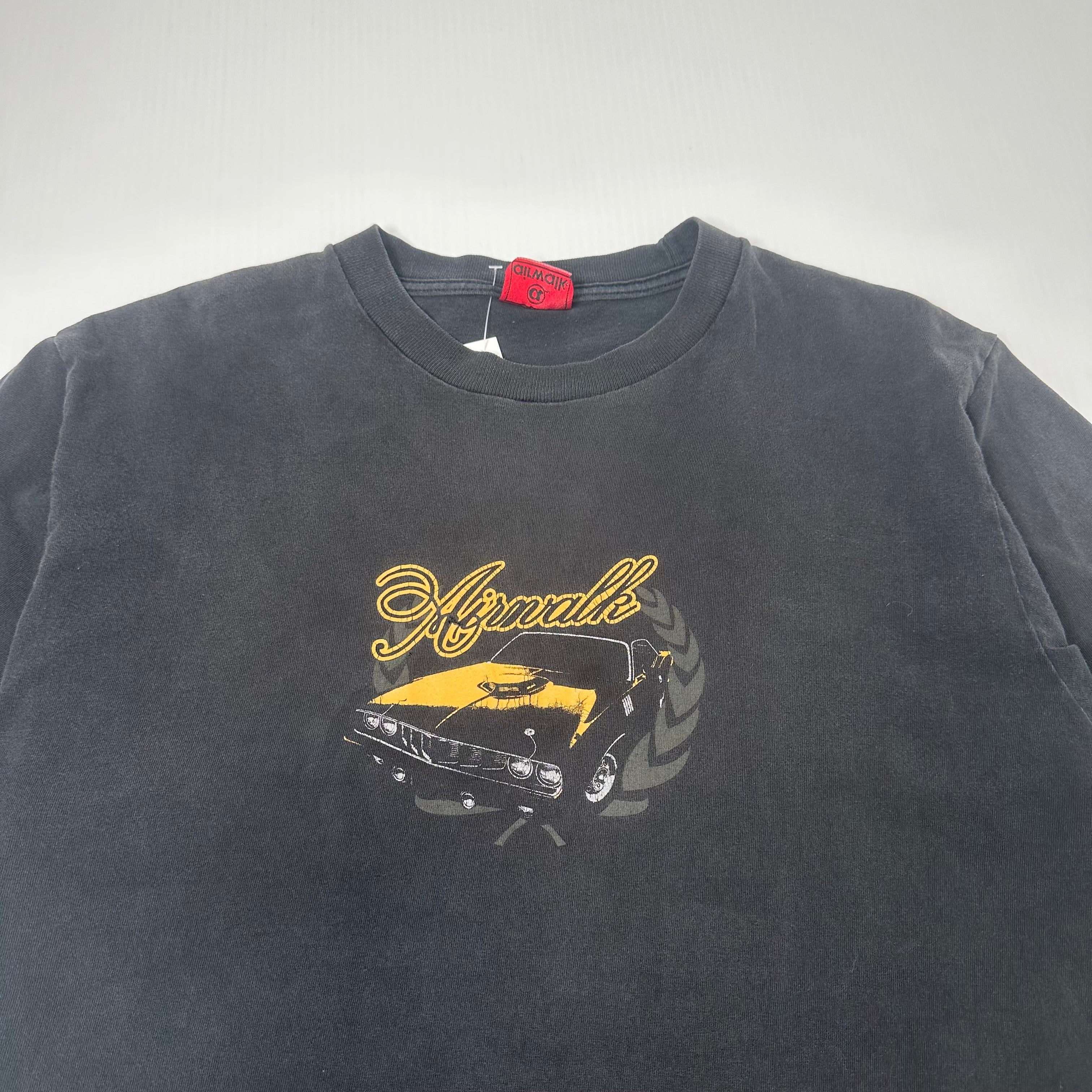 Y2K Airwalk Classic Car Skate Tee L