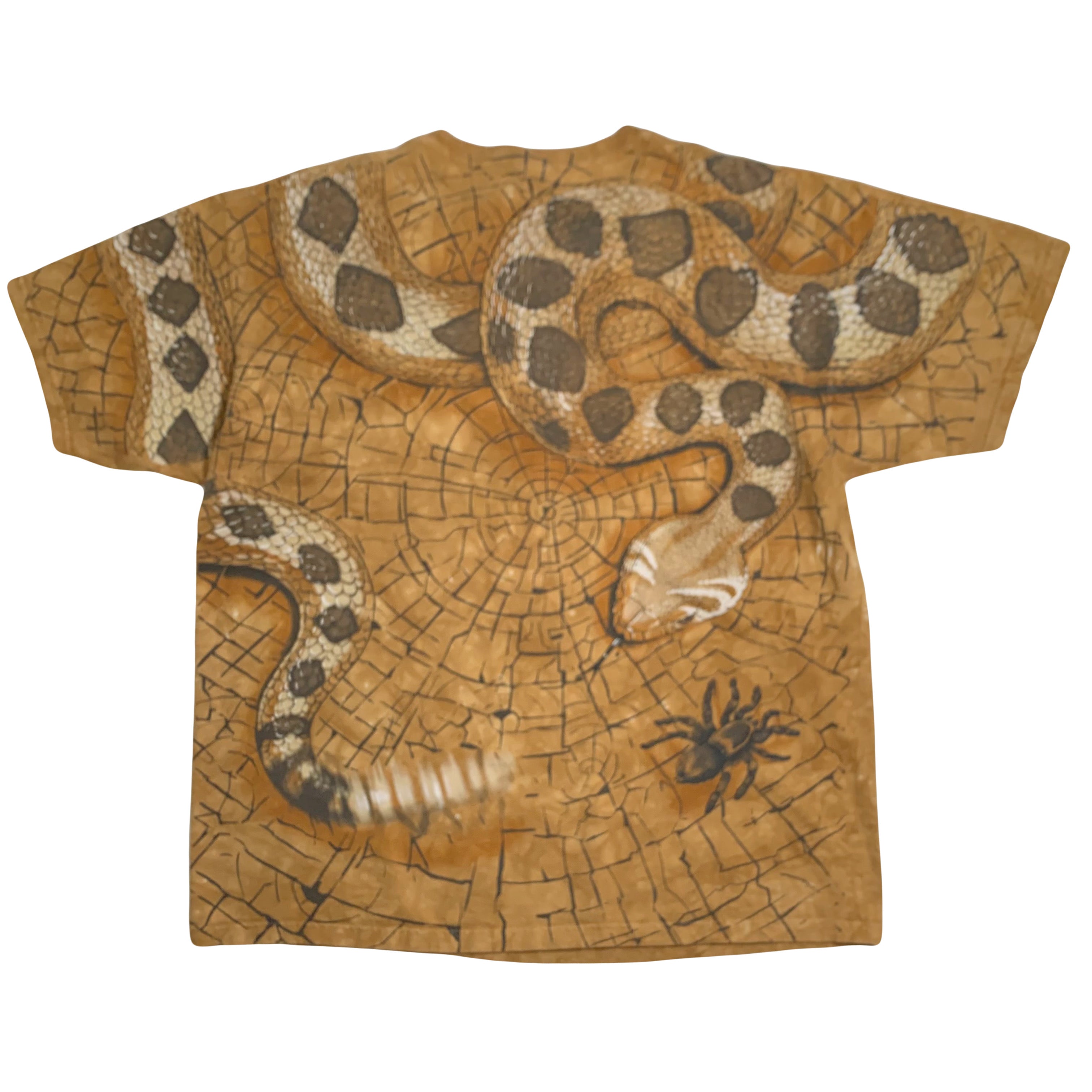 Vintage Liquid Blue RattleSnake Tarantula AOP Tee XL