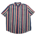 Vintage Riley Striped Short Sleeve Button Up Shirt L