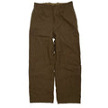 80s Lavaur Brown Wool Military Pants 32