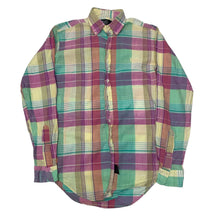 Load image into Gallery viewer, Polo RL Plaid Pastel Button Down M
