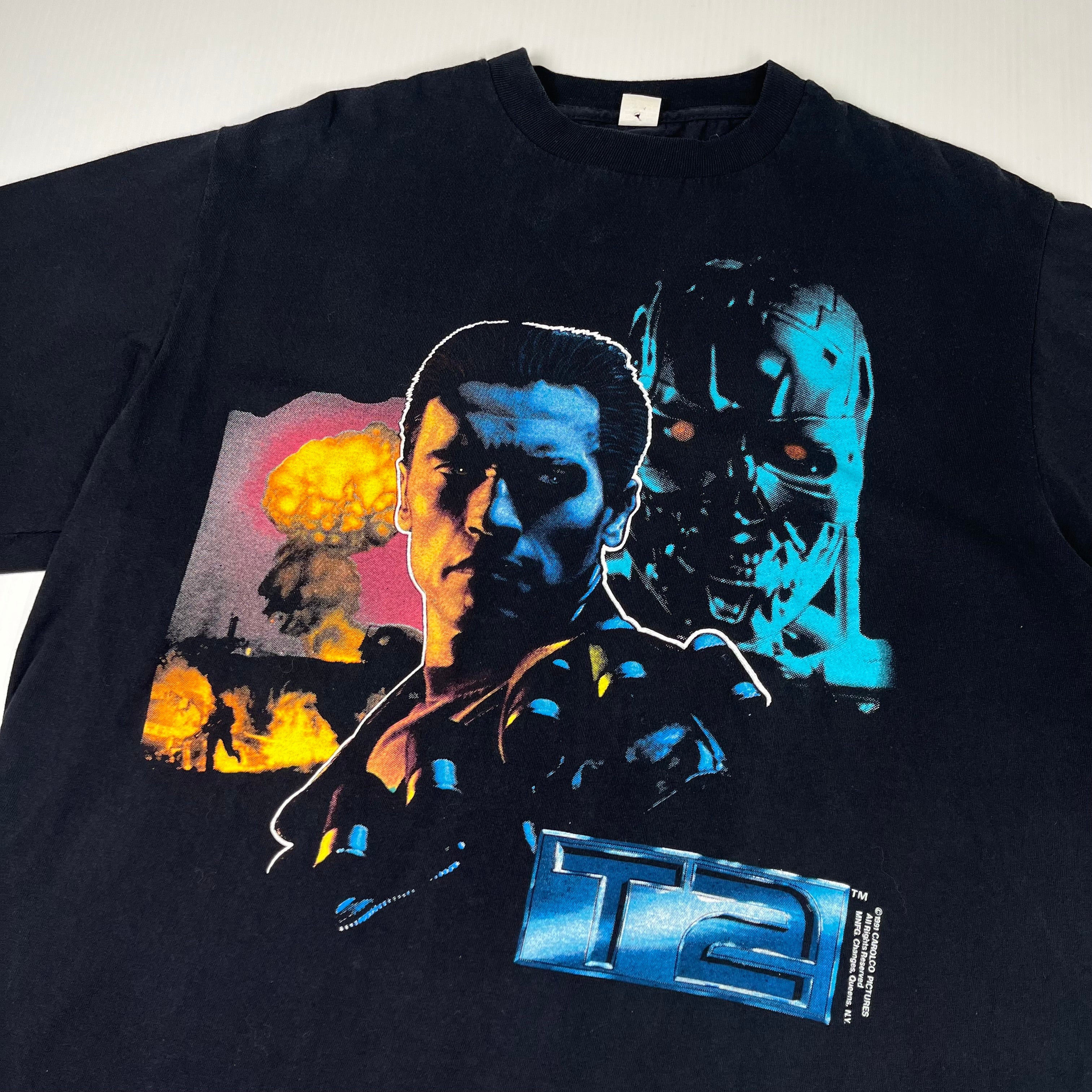 1991 Terminator 2 Movie Tee XL