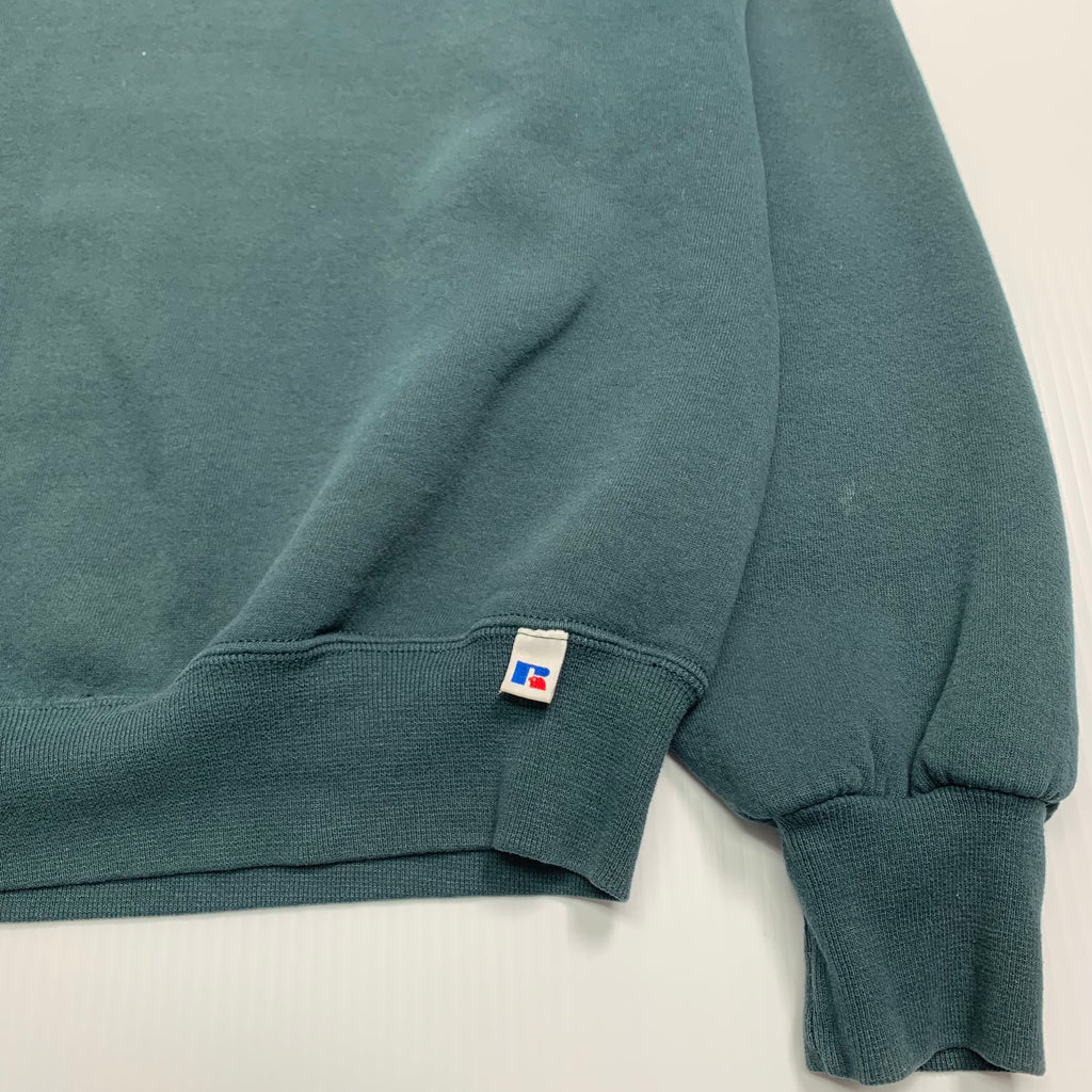90s Russell Athletic Dark Green Crewneck M
