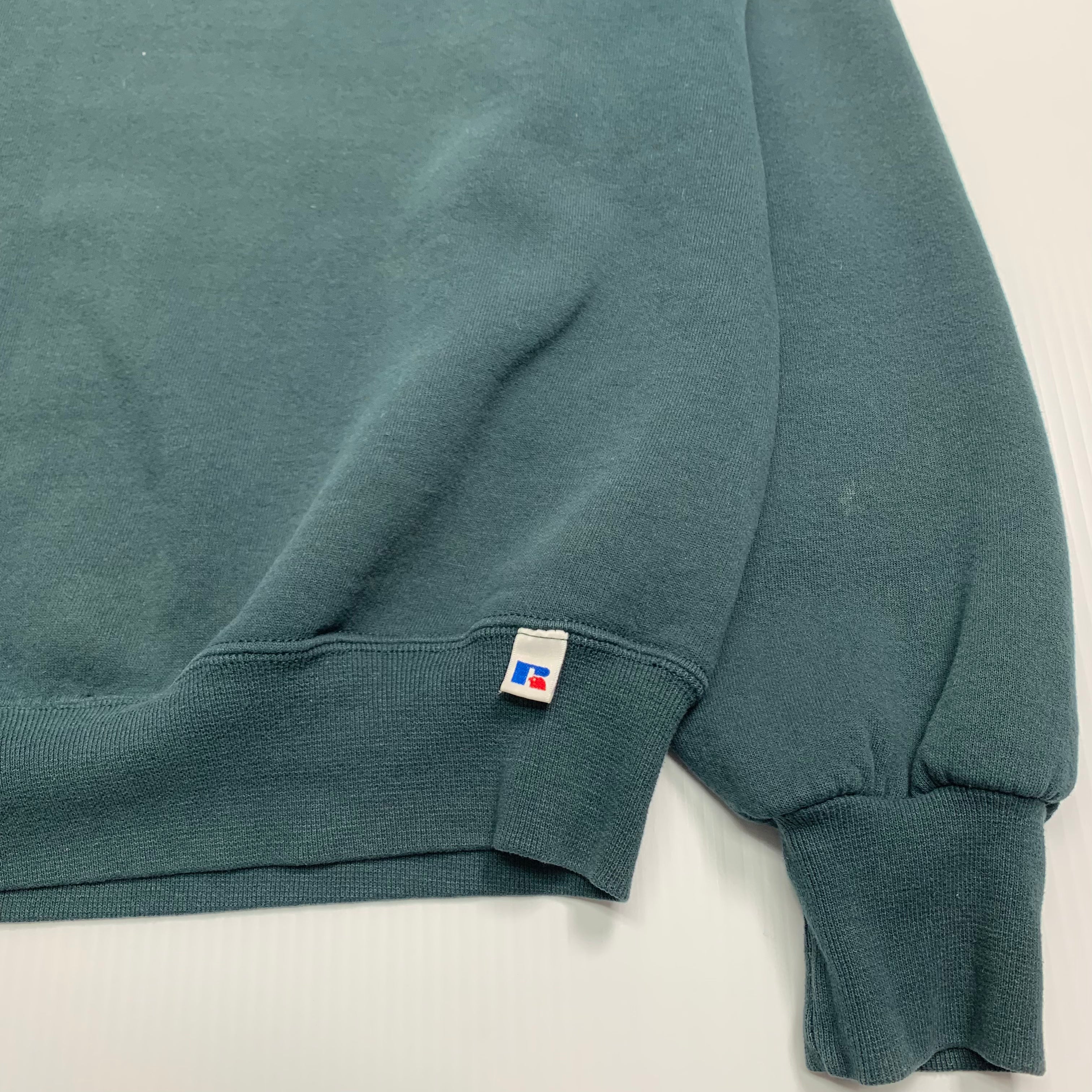90s Russell Athletic Dark Green Crewneck M