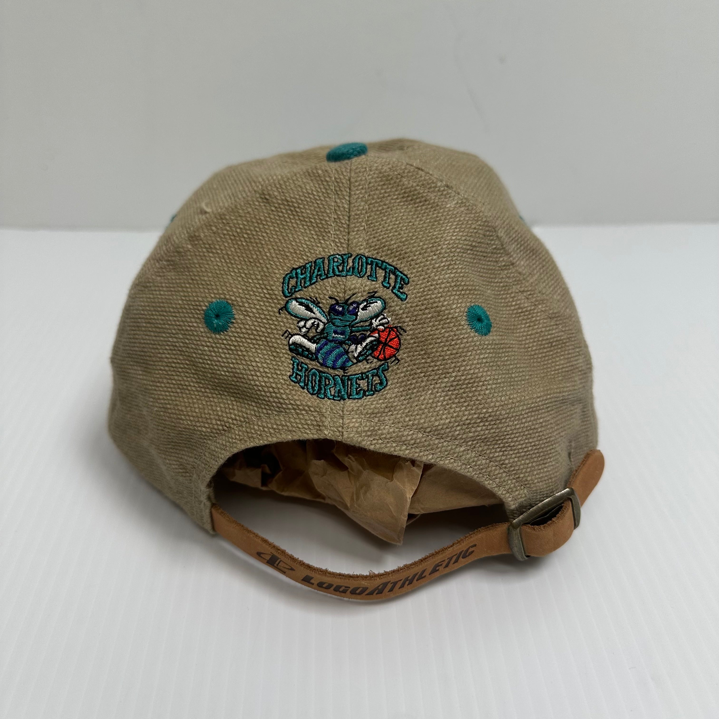 Vintage Logo Athletic Charlotte Hornets Strapback Hat