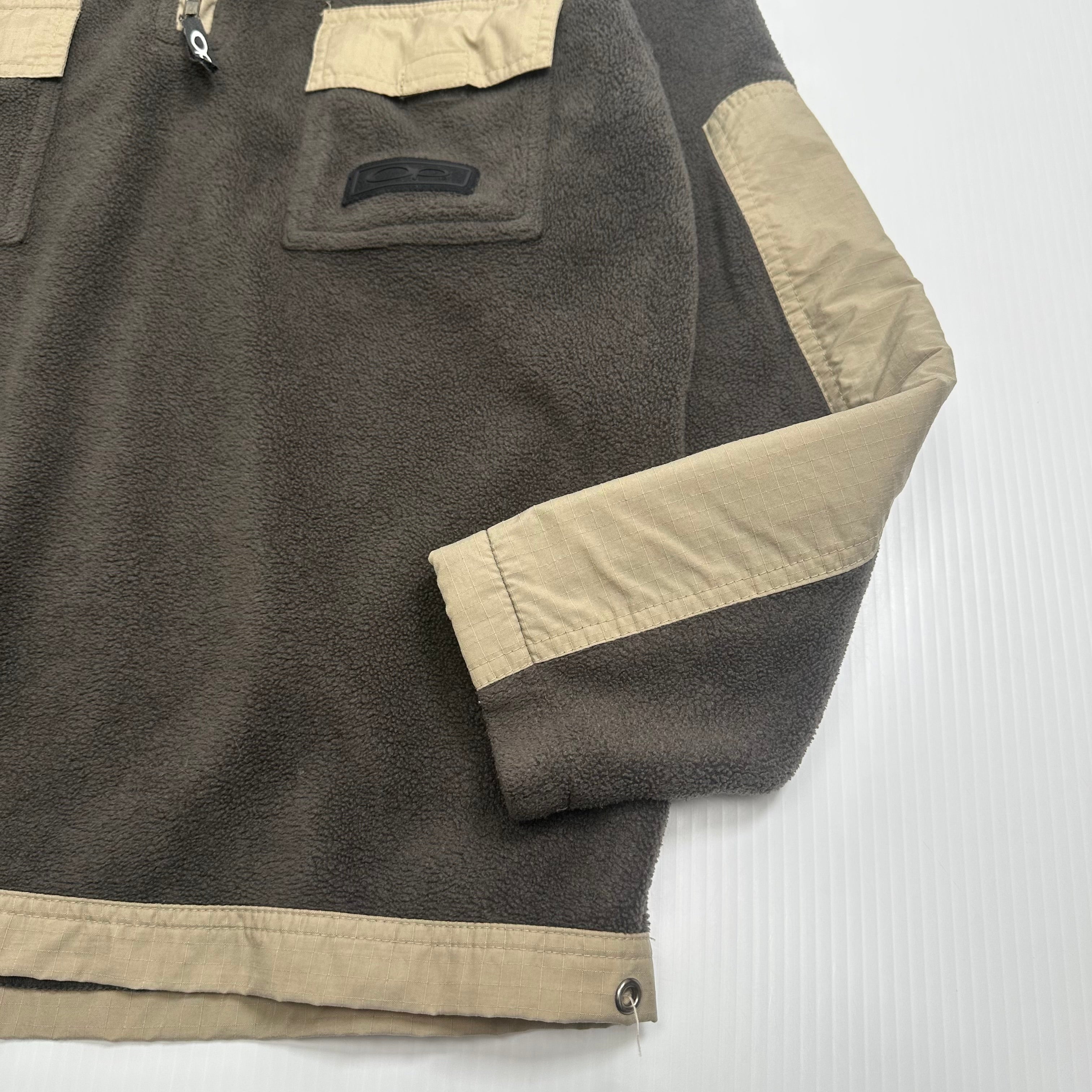 Vintage Ocean Pacific Fleece 1/4 Zip Light Jacket L