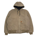 Carhartt Beige Hooded Jacket L