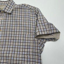 Load image into Gallery viewer, Lipson Plaid Short Sleeve Button Up Shirt L
