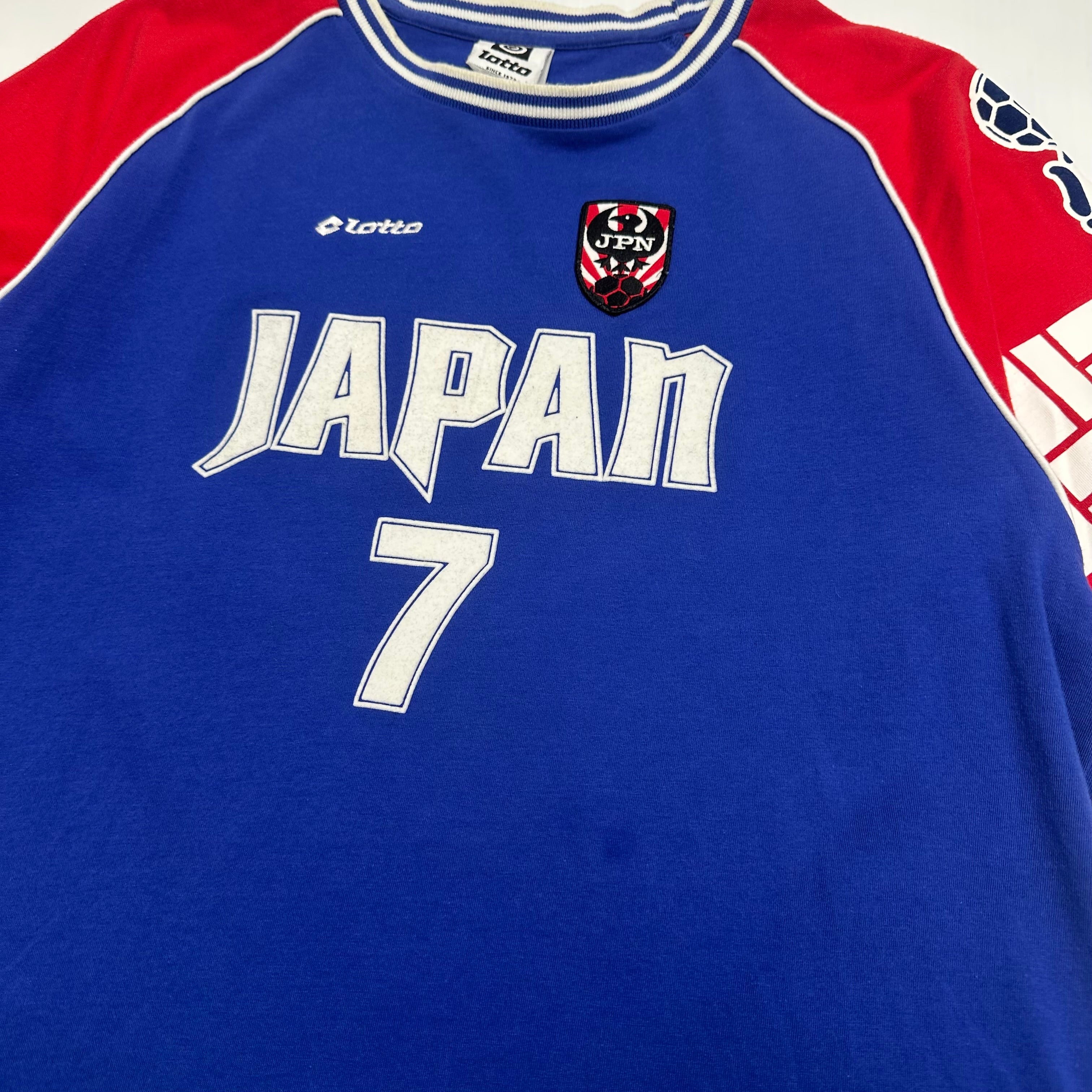 Vintage Lotto Japan Soccer Jersey Tee M