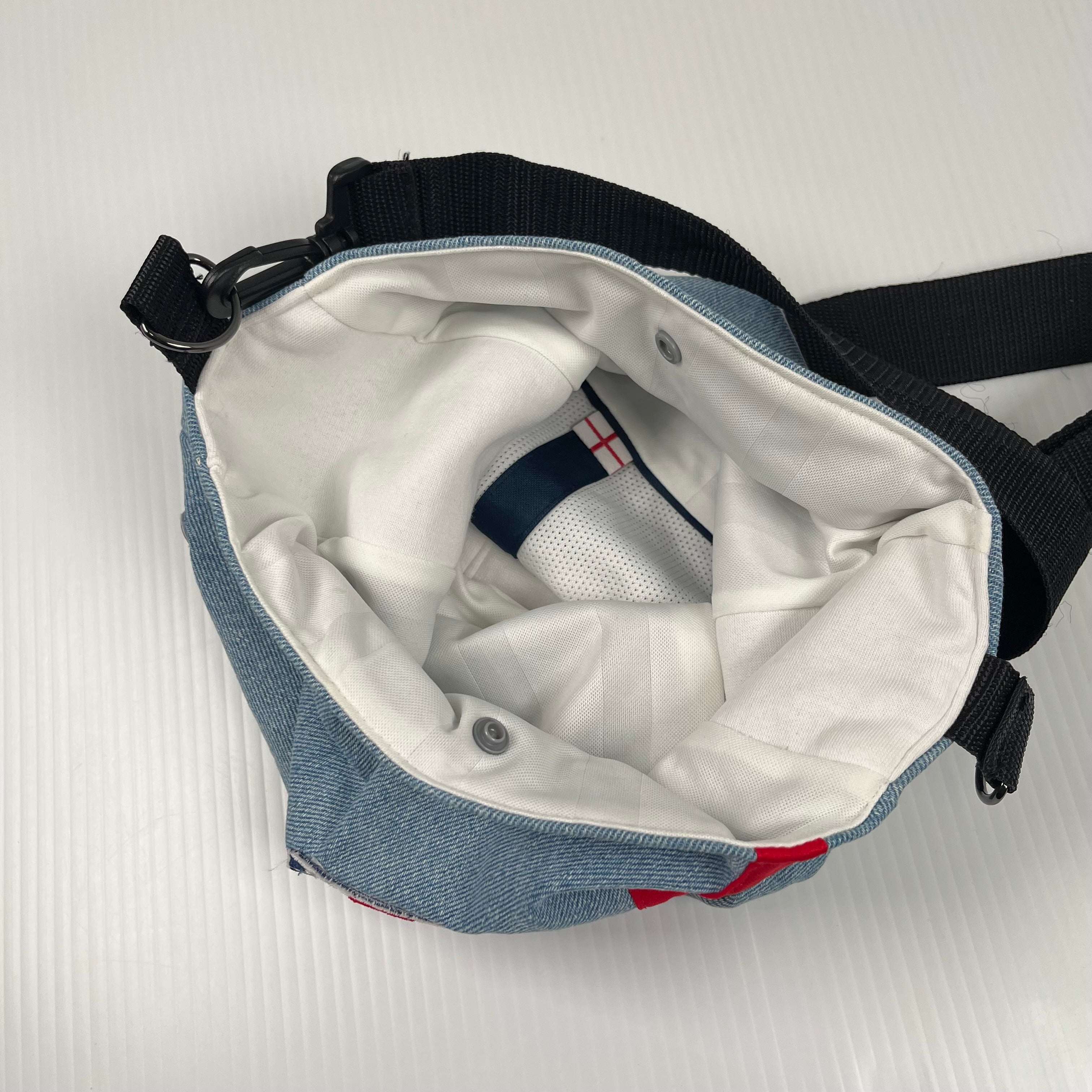 Rework Umbro England Denim Side Bag