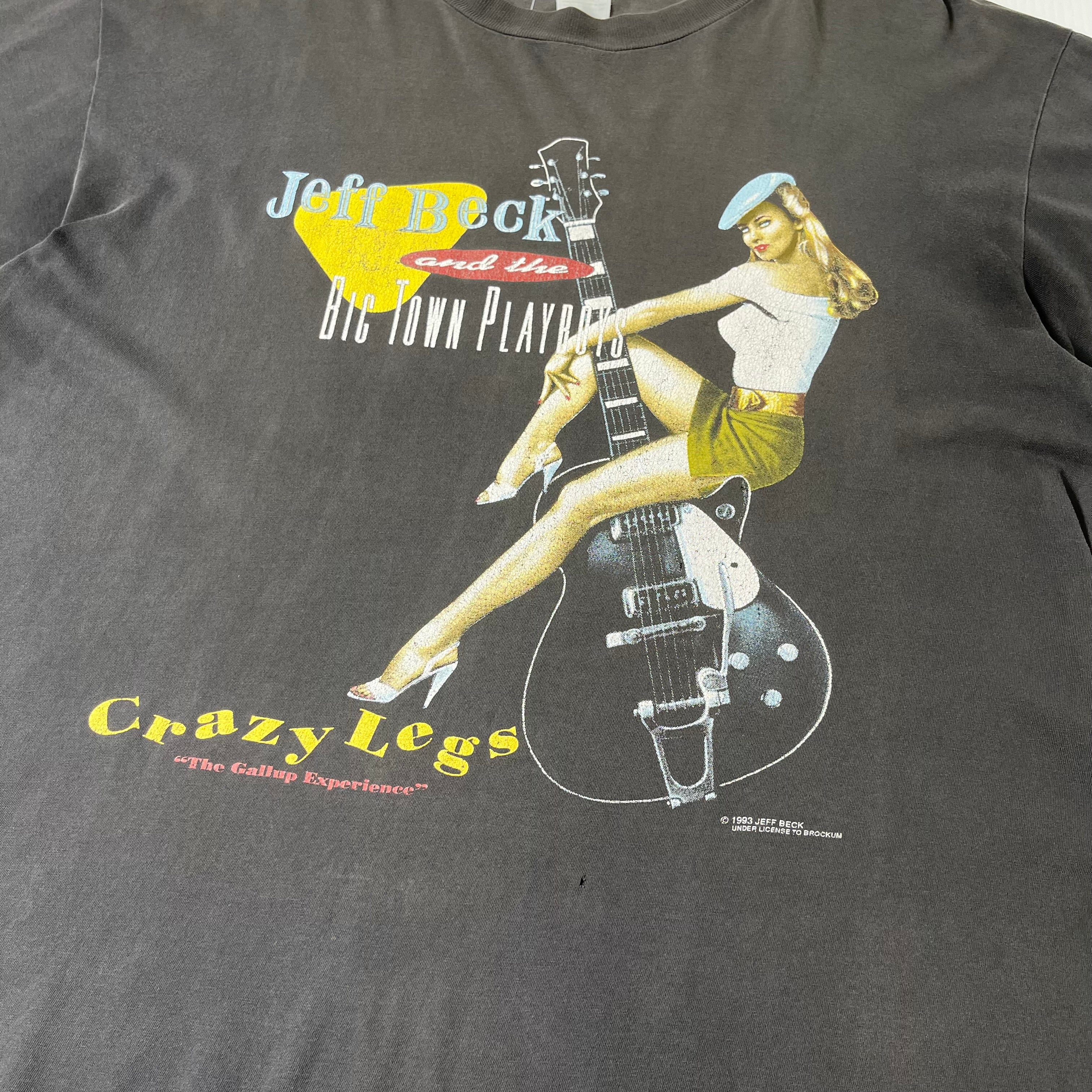 1993 Jeff Beck Big Town Playboys Crazy Legs Concert Tee XL
