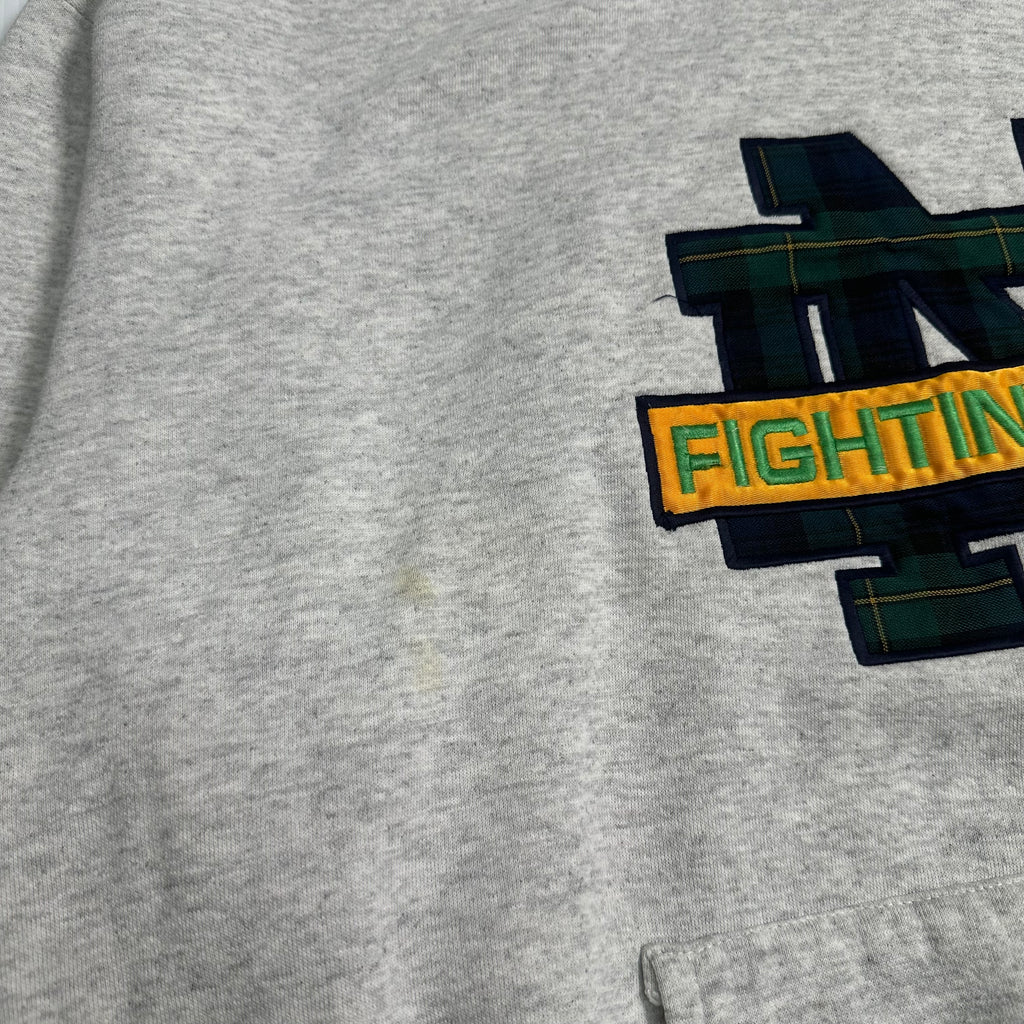 Vintage Nutmeg Notre Dame Fighting Irish Hoodie XL