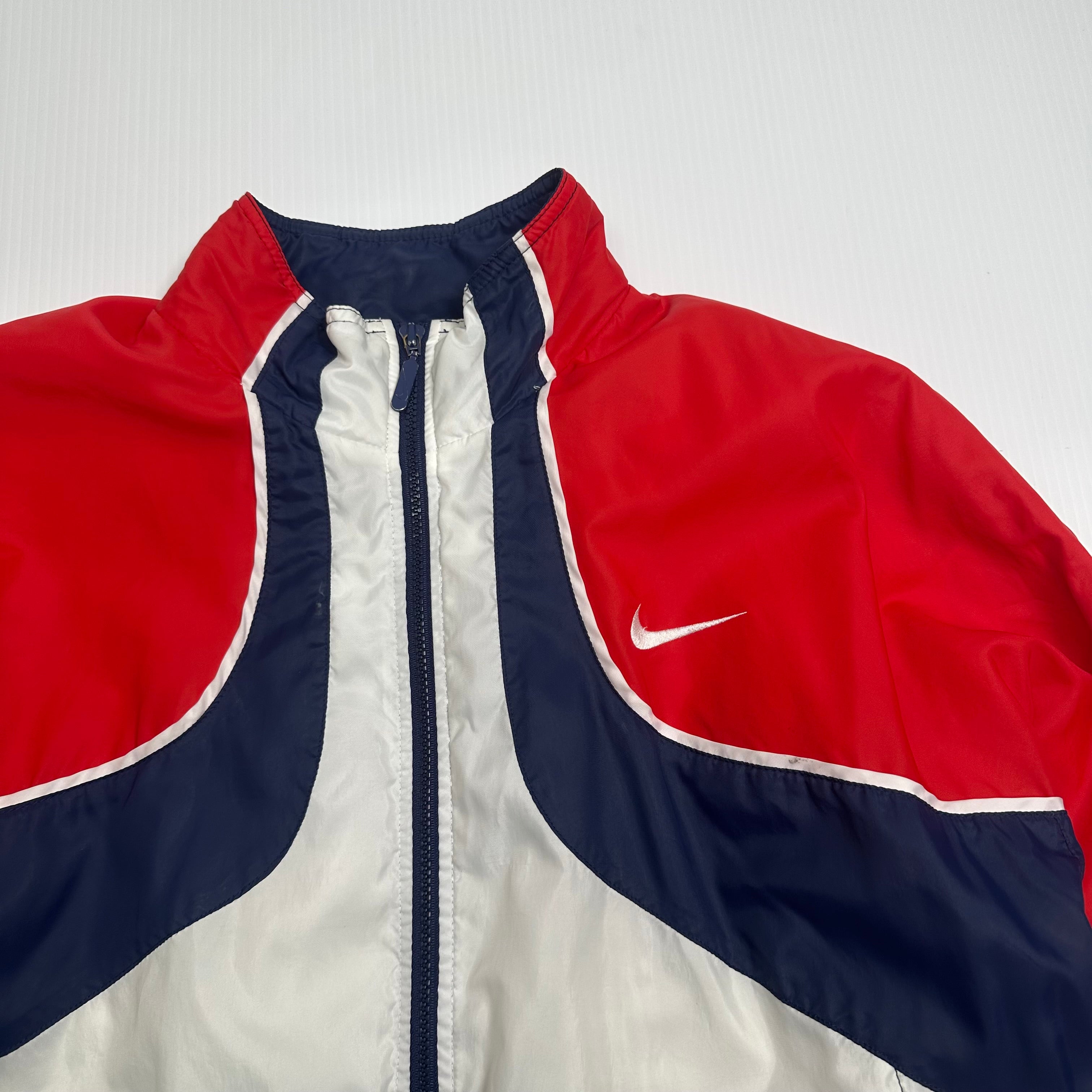 90s Nike Swoosh Full Zip Light Jacket L