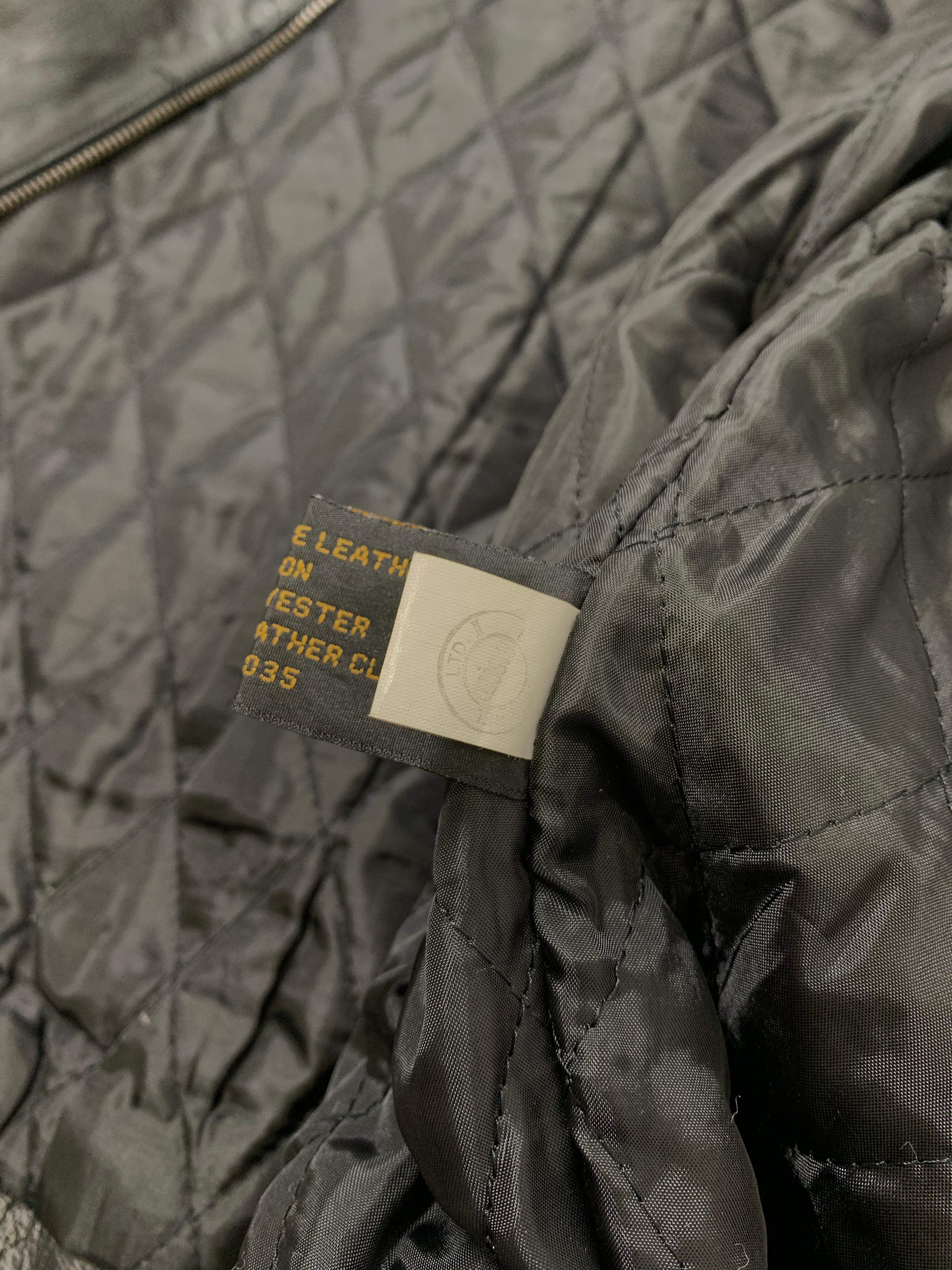 Vintage Adler Leather Bomber Jacket M
