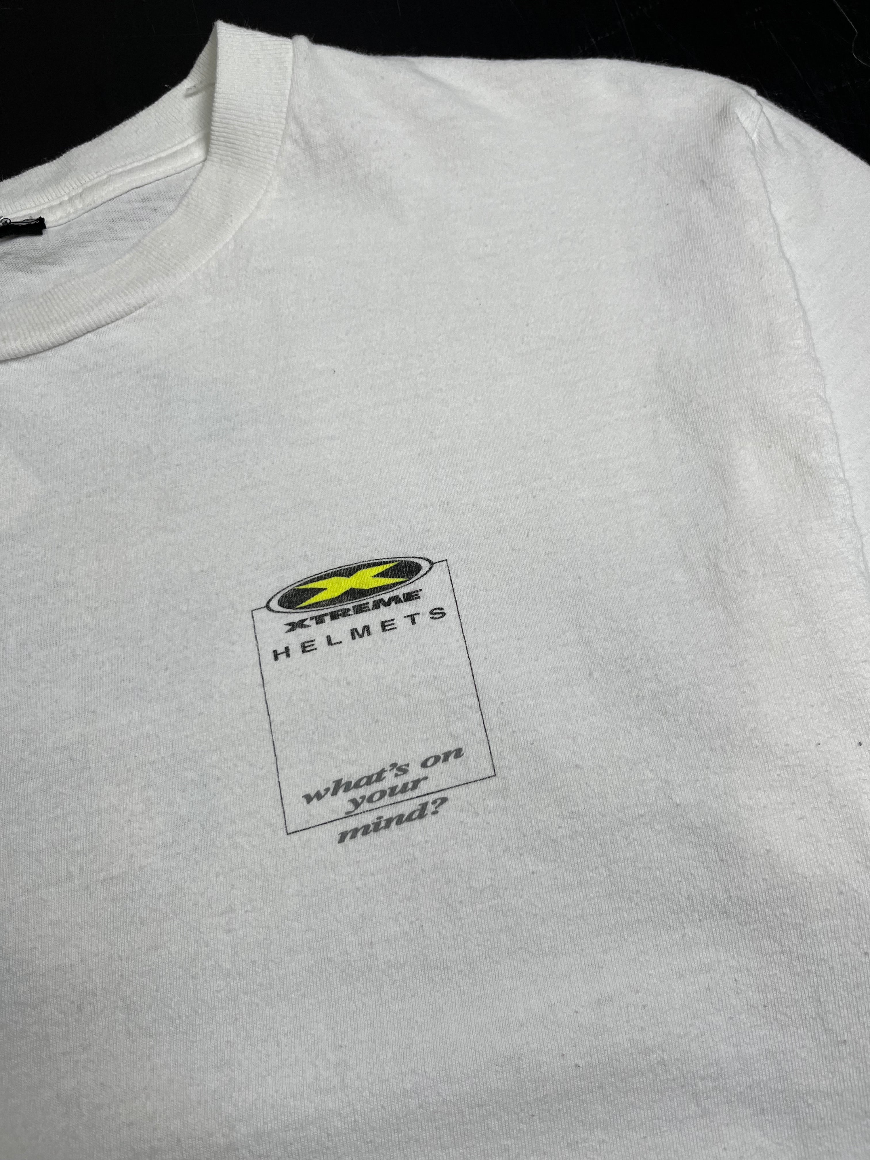 Vintage Xtreme Helmets What's On Your Mind Tee L