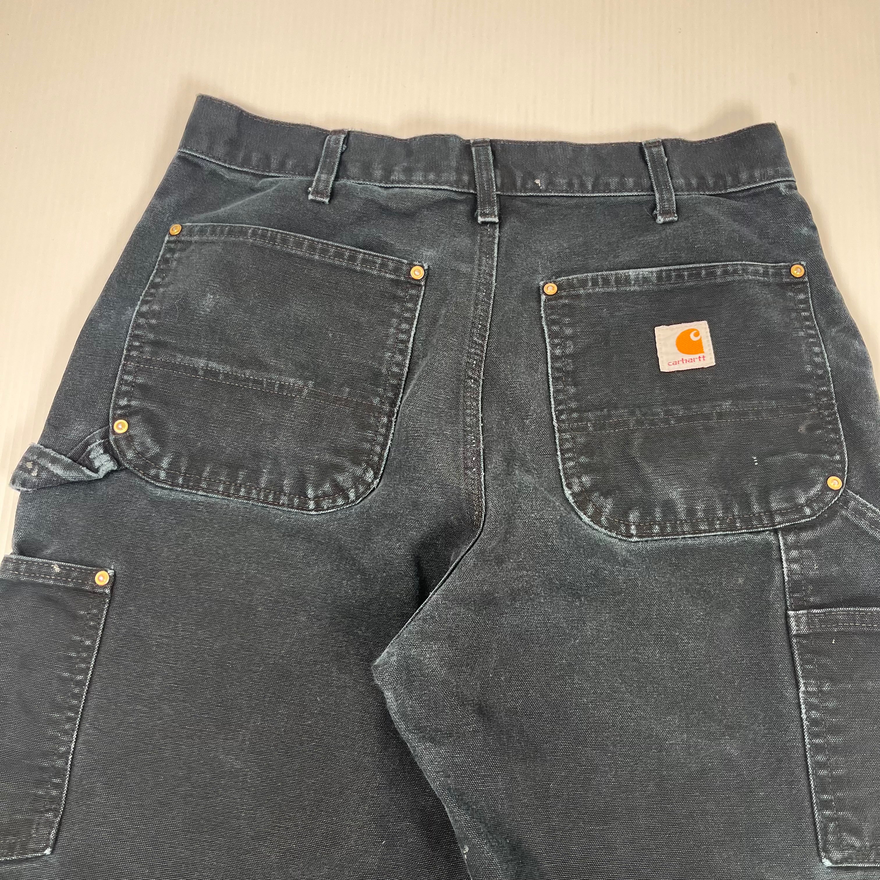 Vintage Carhartt Faded Double Knee Denim 32
