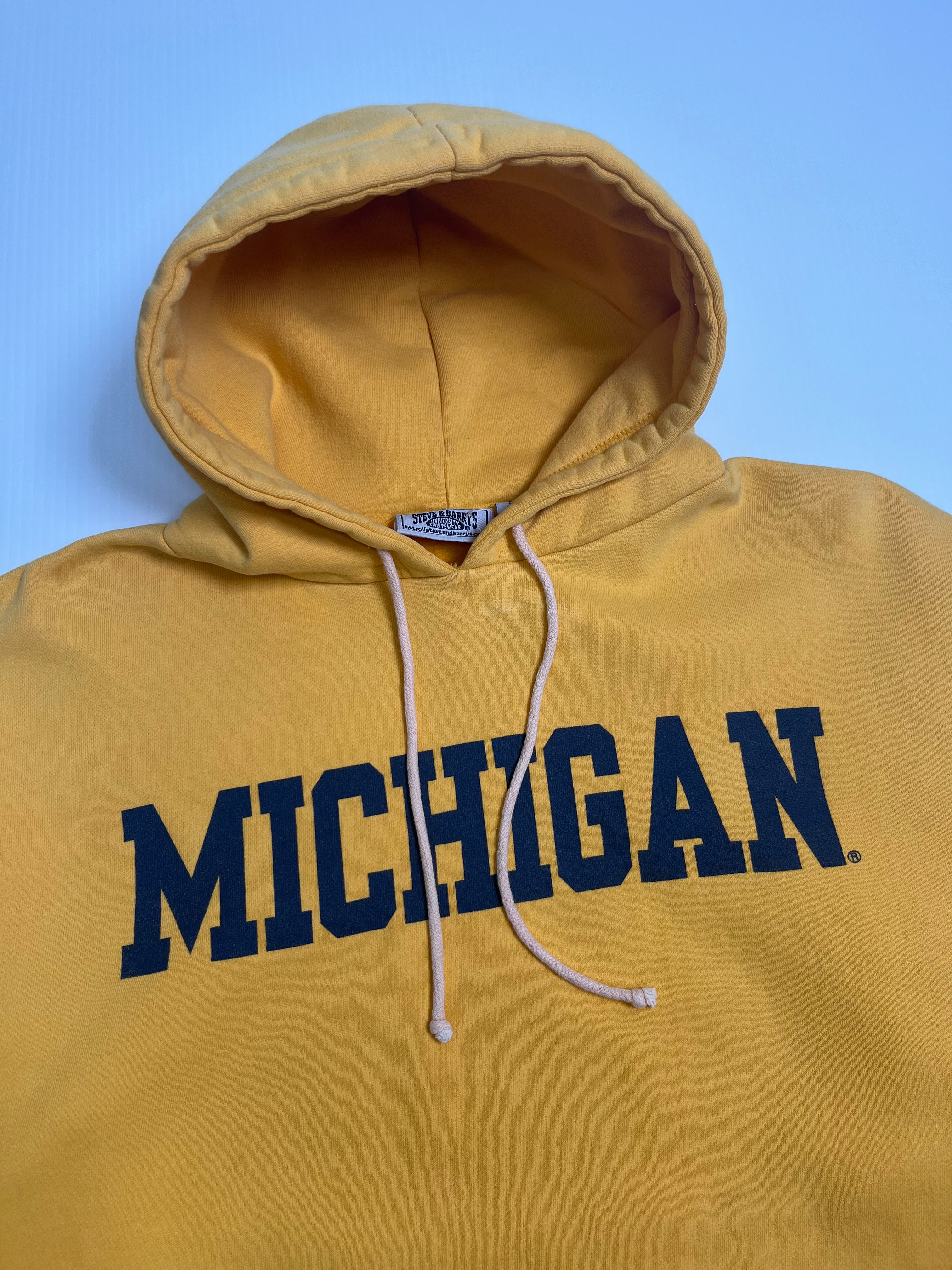 Vintage Michigan Text Hoodie XL