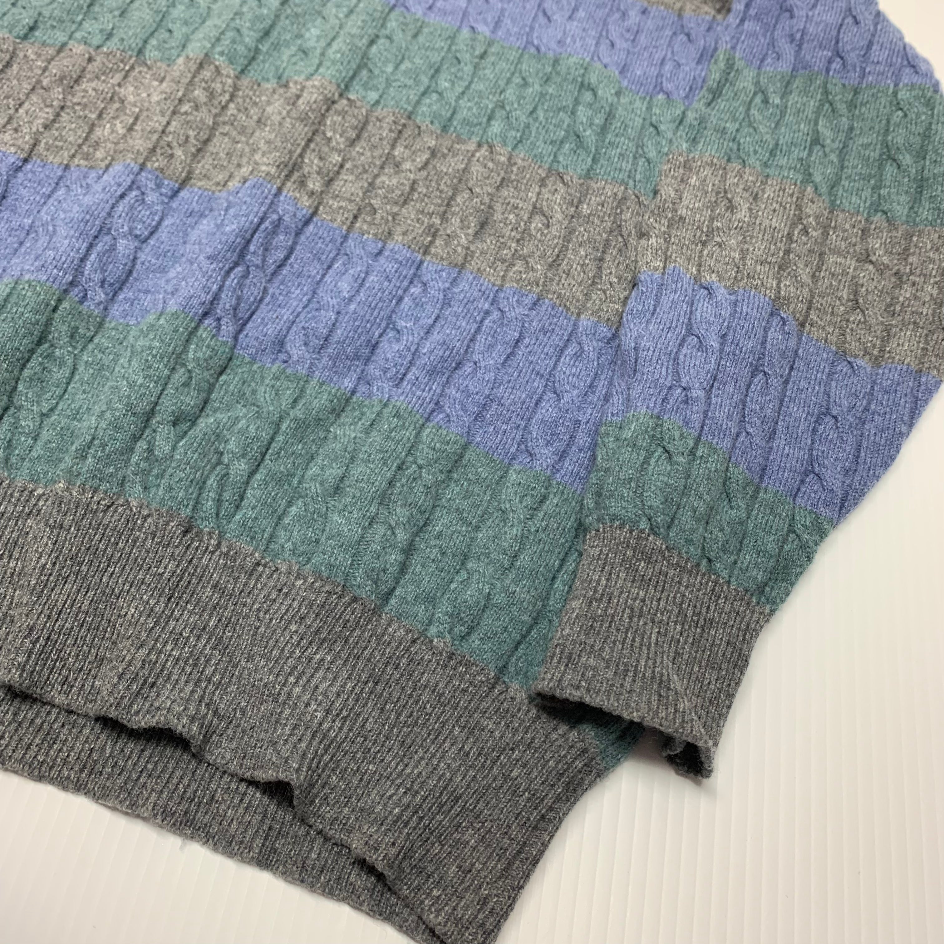 Vintage Hawick Striped Knit L