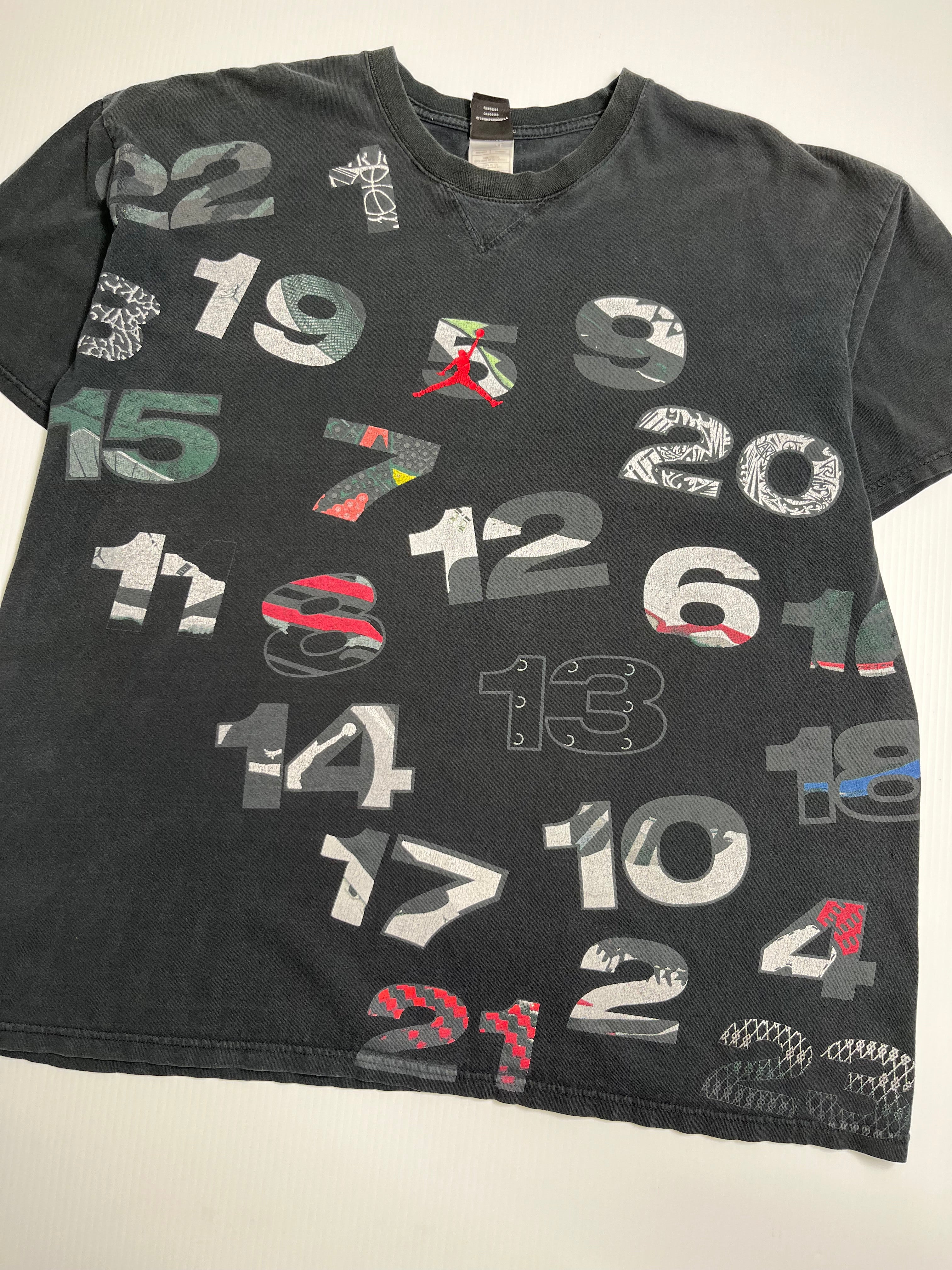Air Jordan Numbers Graphic Tee XL