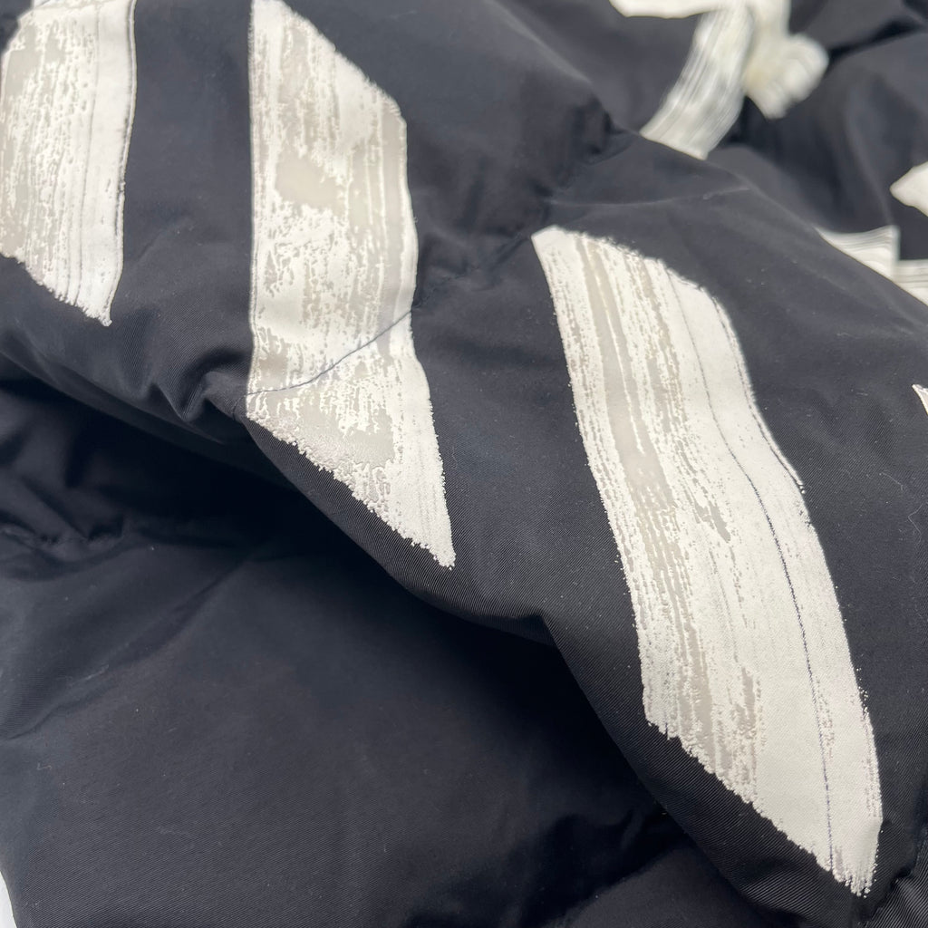 Off-White Brushed Diagonal Quilted Down Jacket M