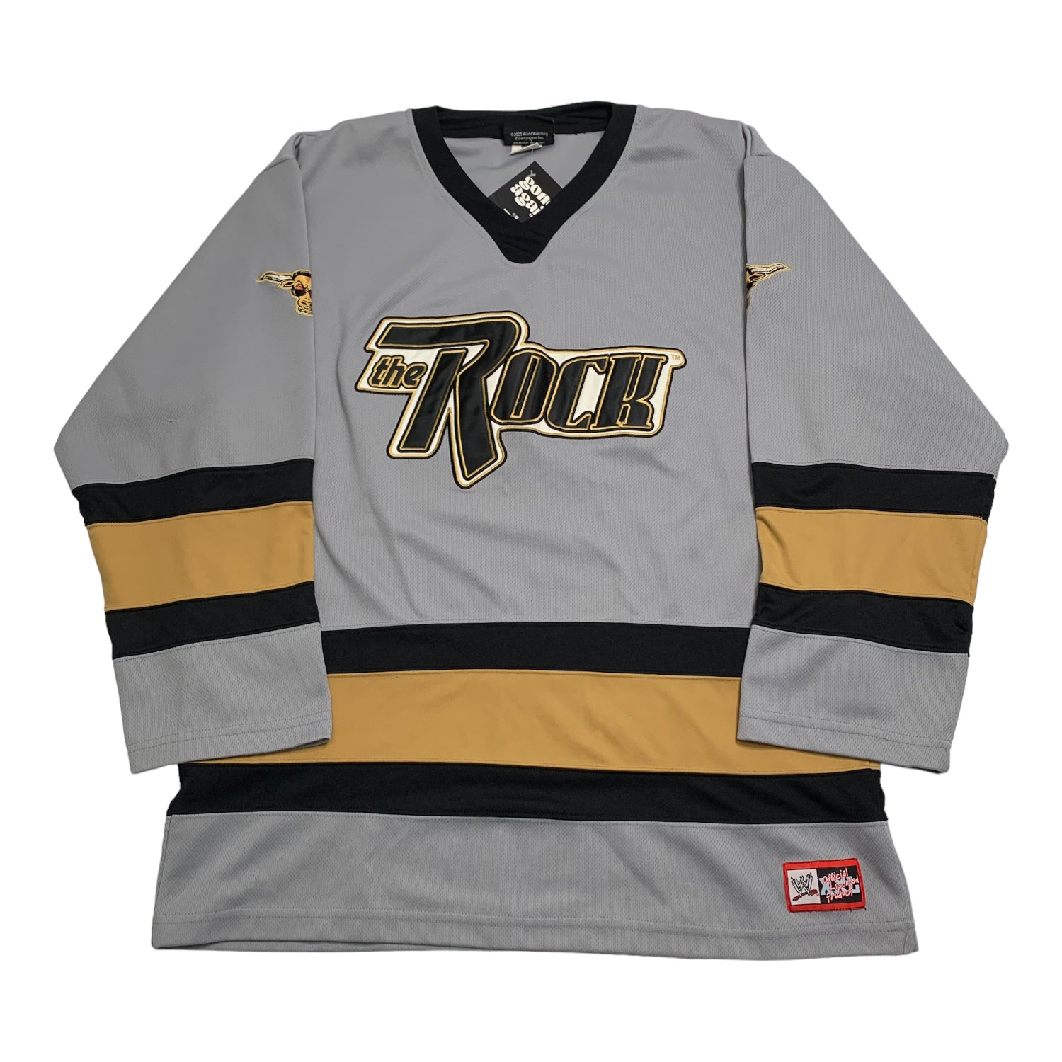 04’ WWE The Rock Hockey Jersey M