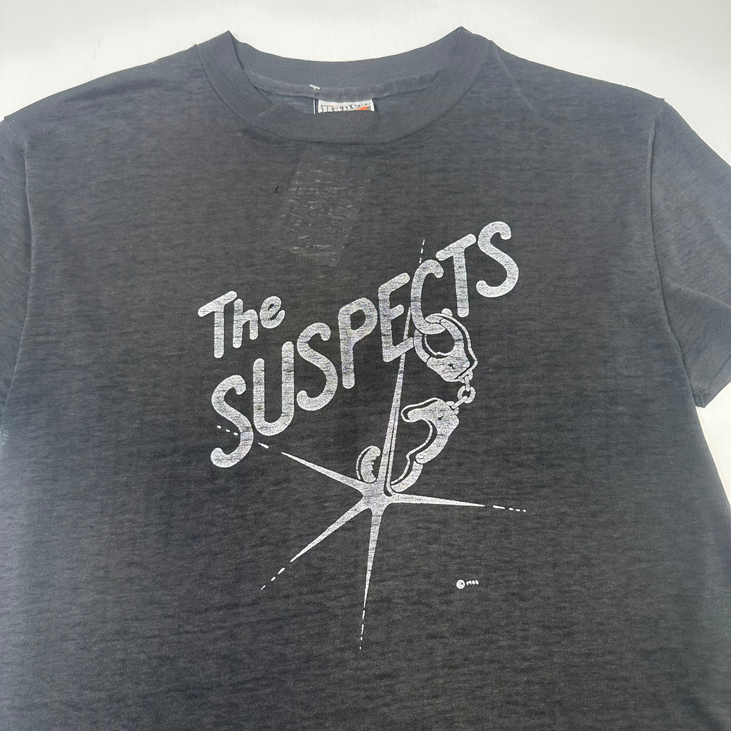 80s The Suspects Handcuffs Band Tee L