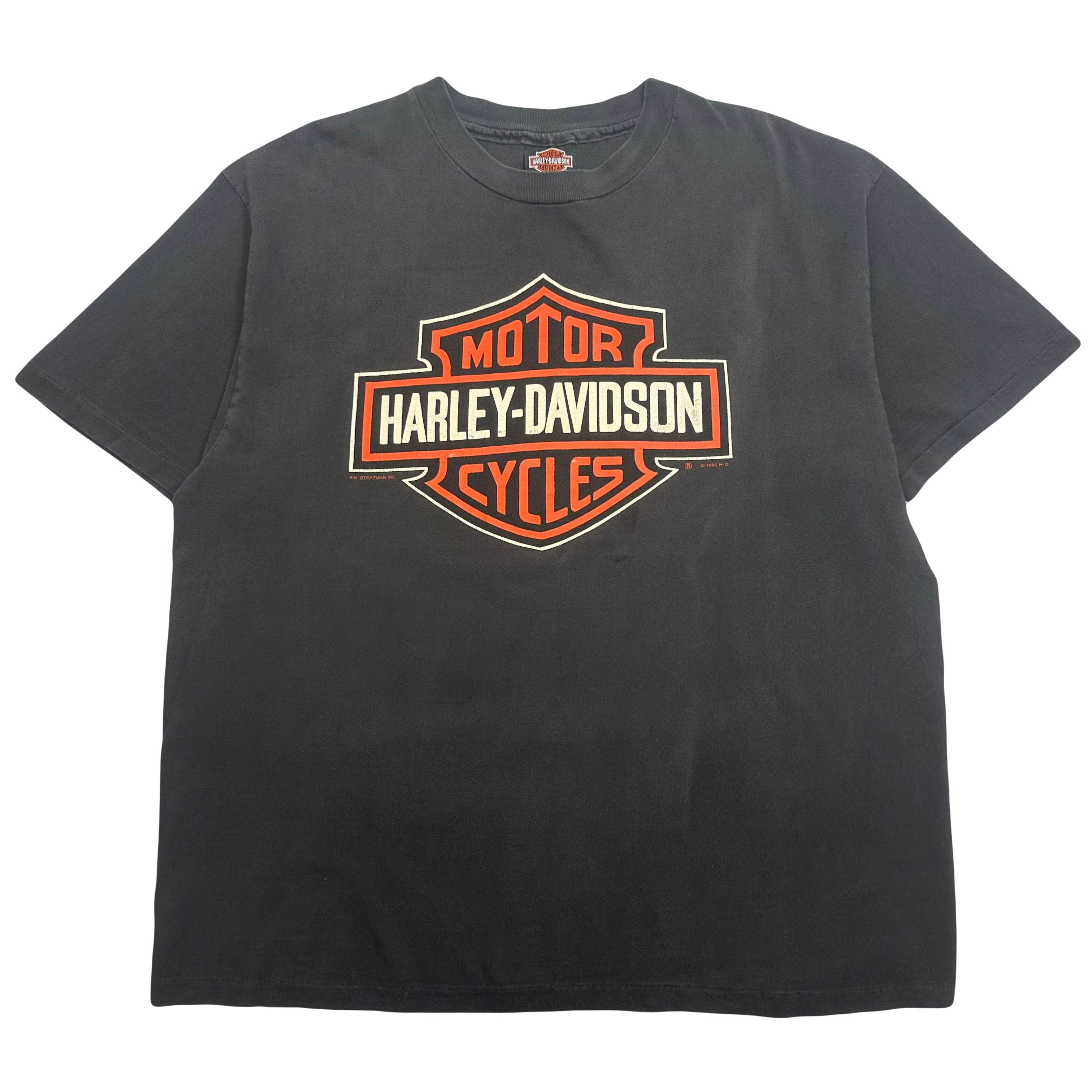 1996 Harley Davidson Buffalo New York Shield Logo Tee XL