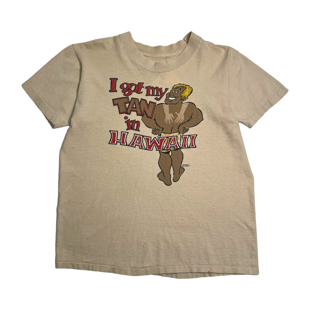 80s Hawaii Tan Tee S