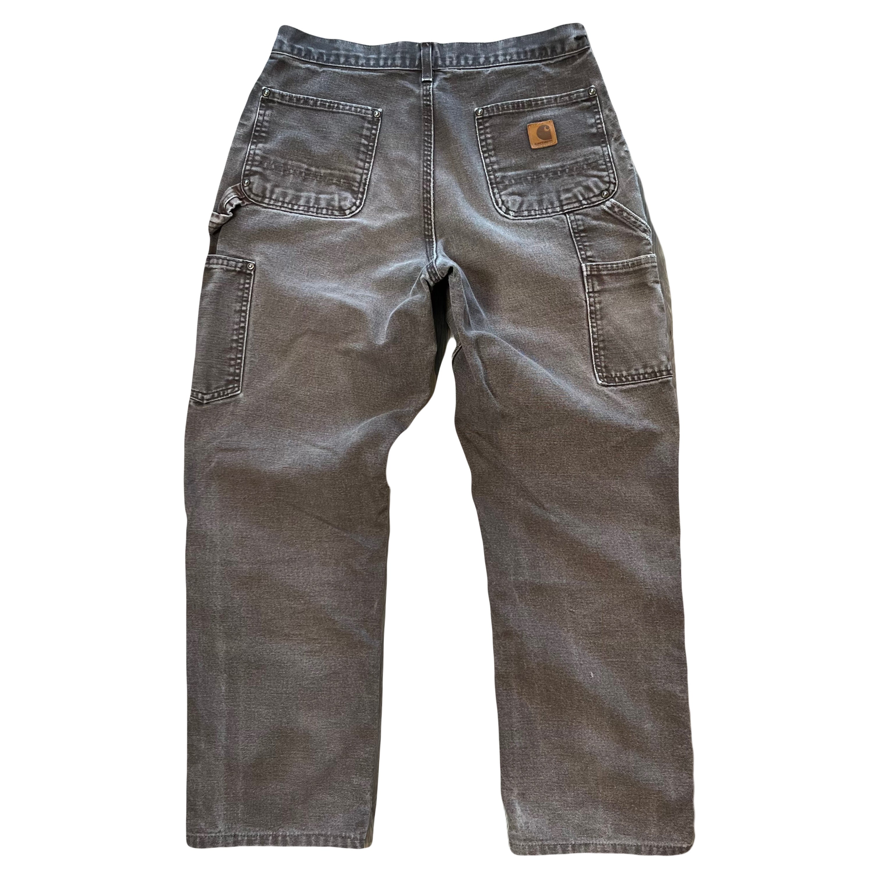 Vintage Carhartt Faded Double Knee Carpenter Denim 30