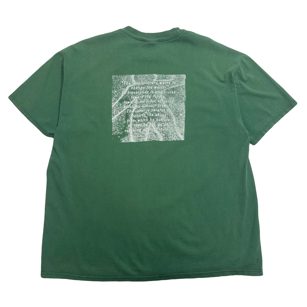 Vintage Four Letter Word Jean Paul Sartre Graphic Tee XL