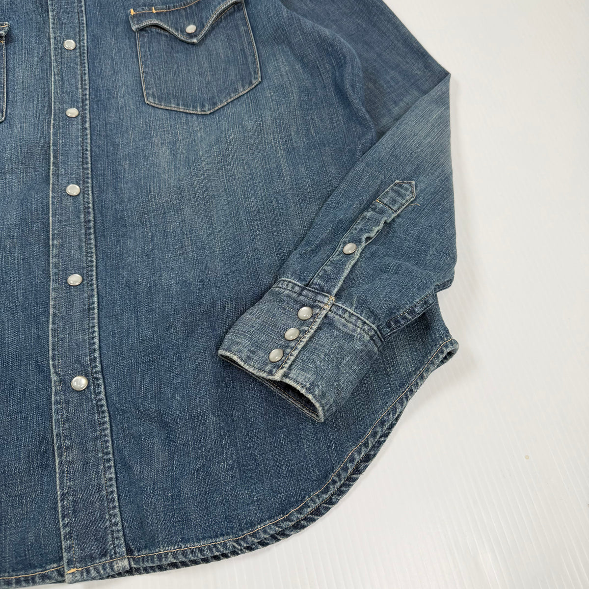 Polo Ralph Lauren Denim Western Button Up Shirt XL