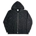 Ice Cream Diamond Pattern Zip Hoodie XL