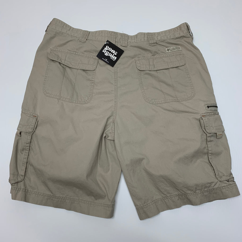 Beige Columbia Cargo Shorts 36