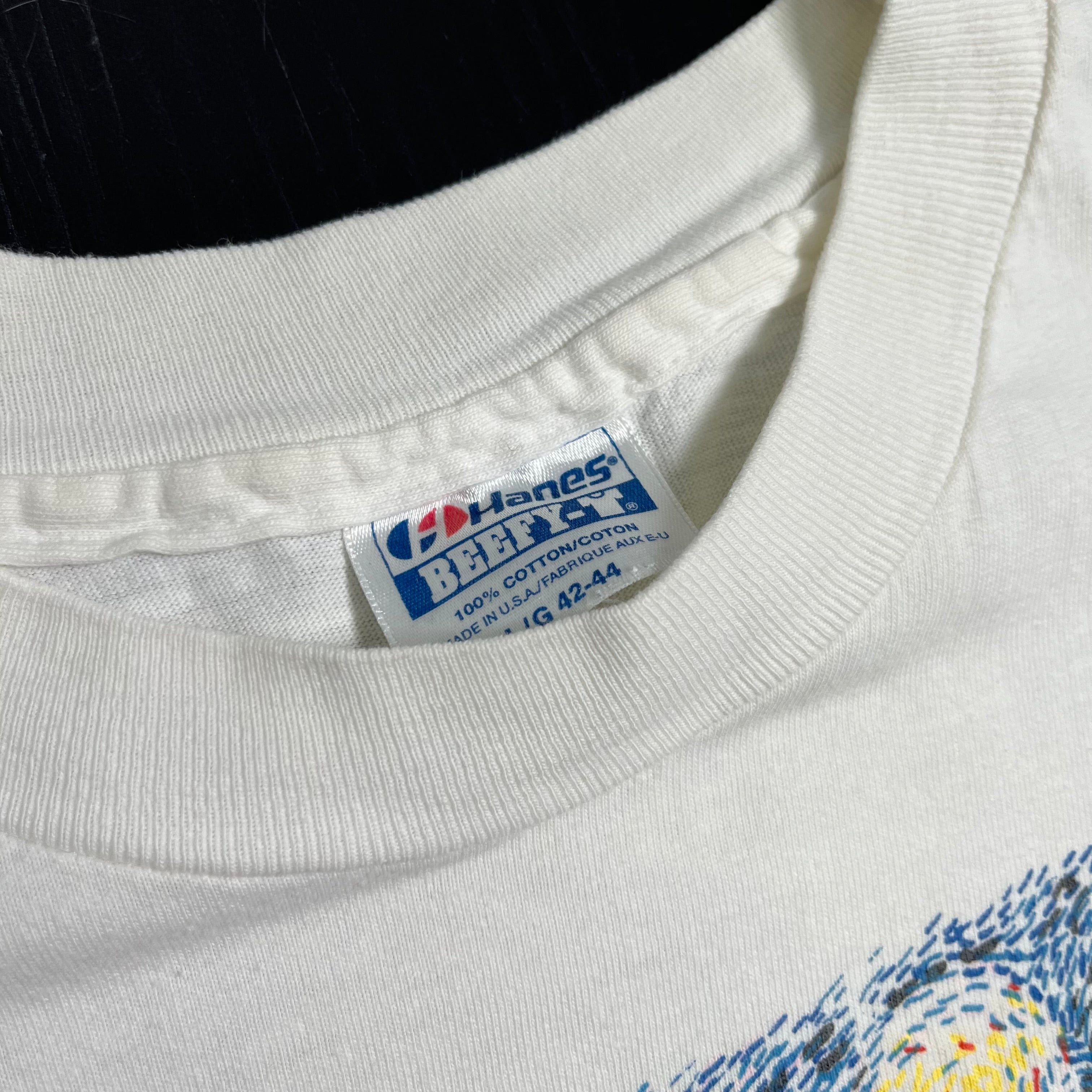 90s Vincent Van Gogh Starry Night Tee L