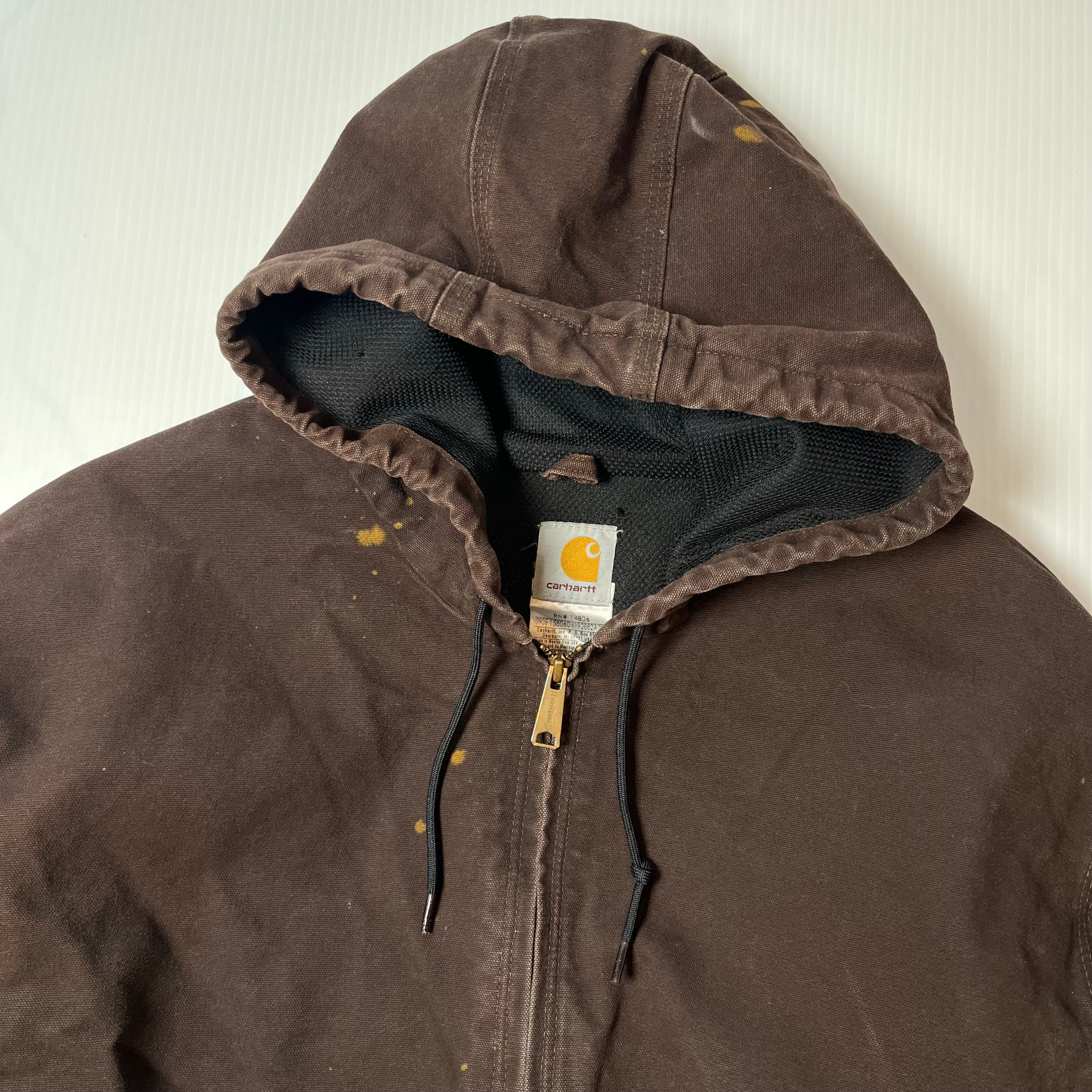 Vintage Carhartt Hooded Zip Jacket XXXL